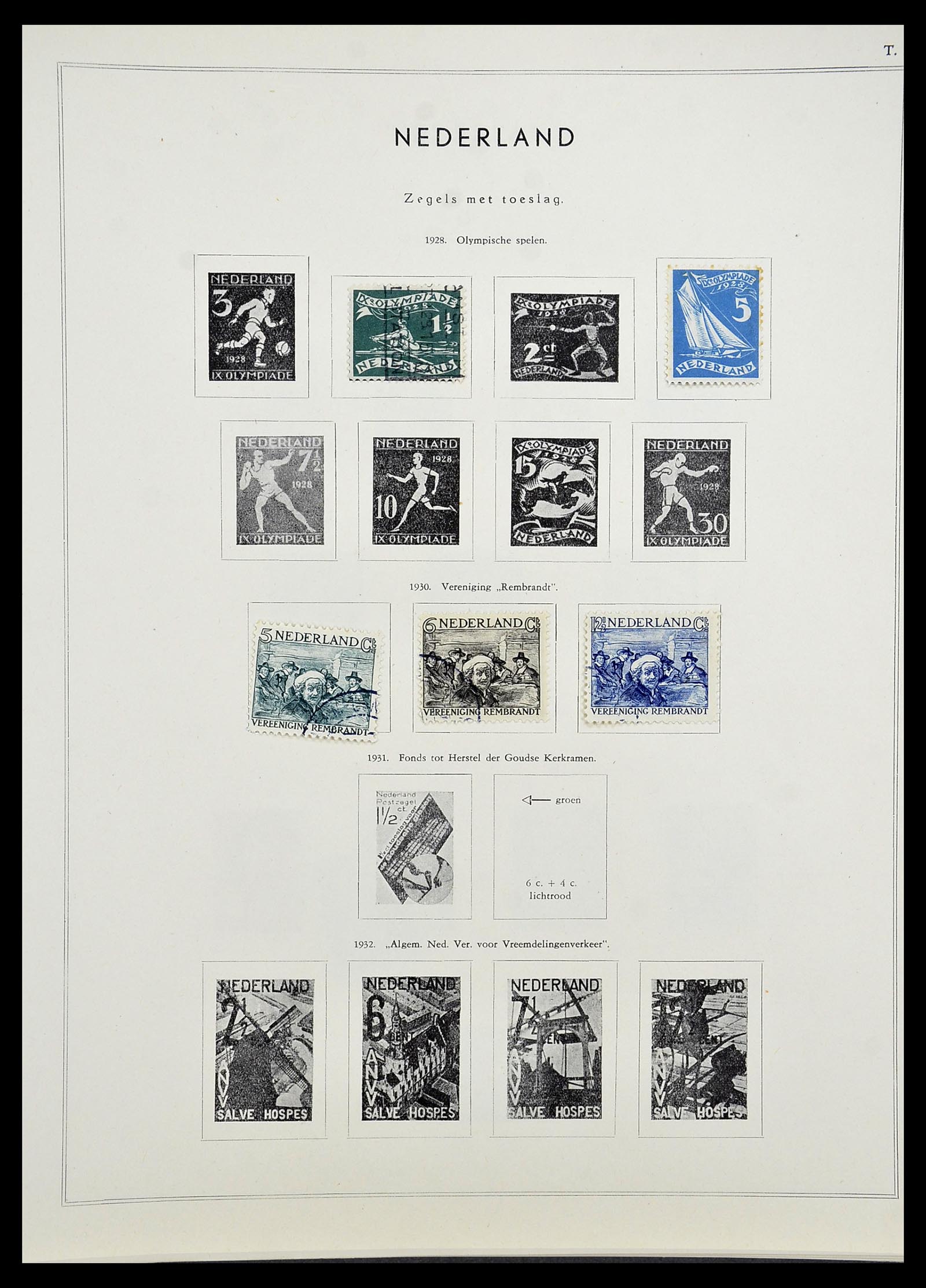 34588 033 - Postzegelverzameling 34588 Nederland 1852-1958.