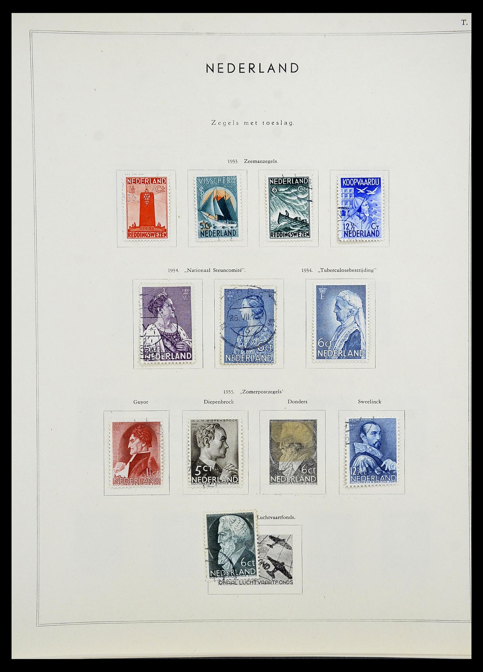 34588 034 - Postzegelverzameling 34588 Nederland 1852-1958.