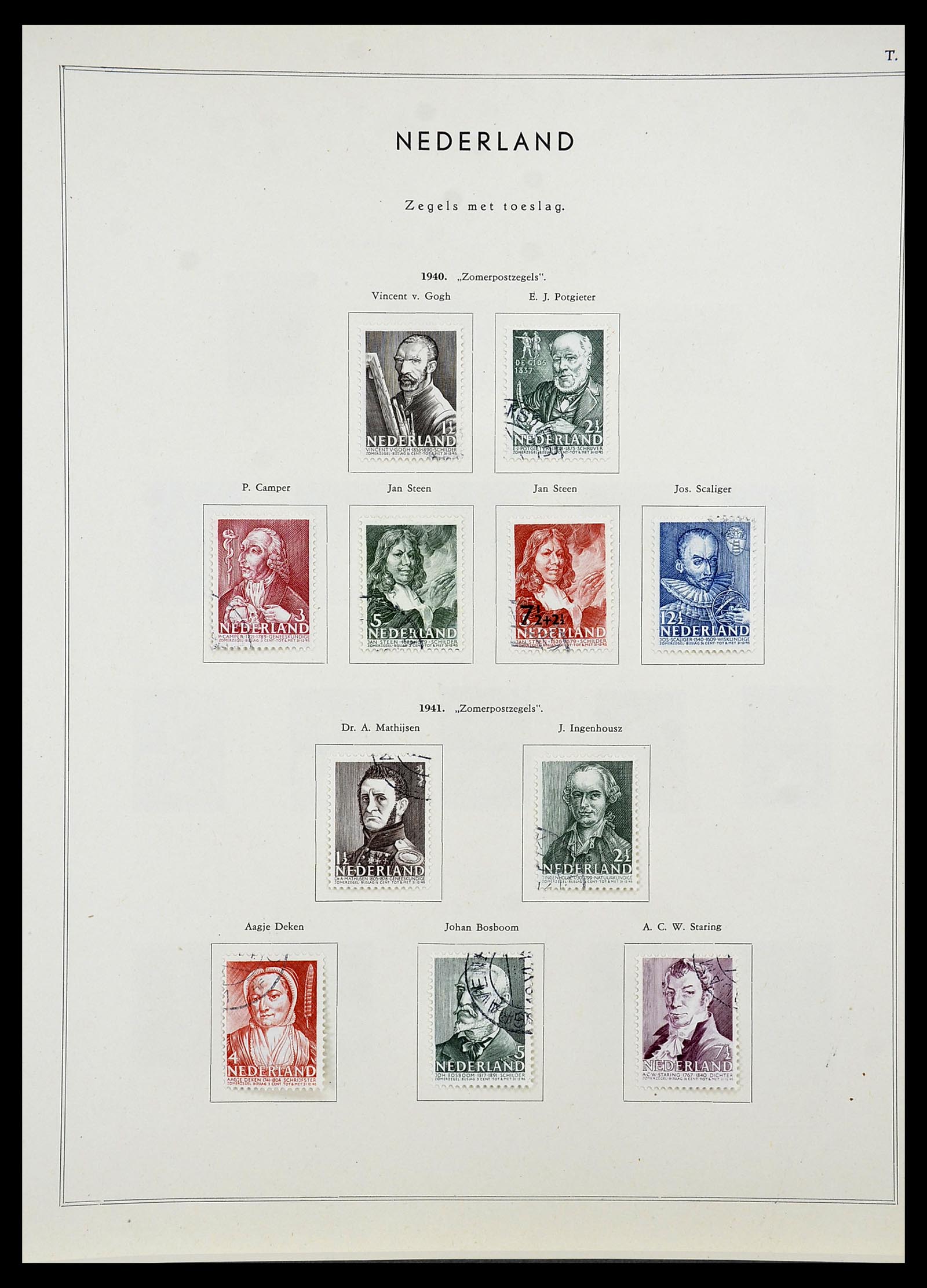 34588 036 - Postzegelverzameling 34588 Nederland 1852-1958.