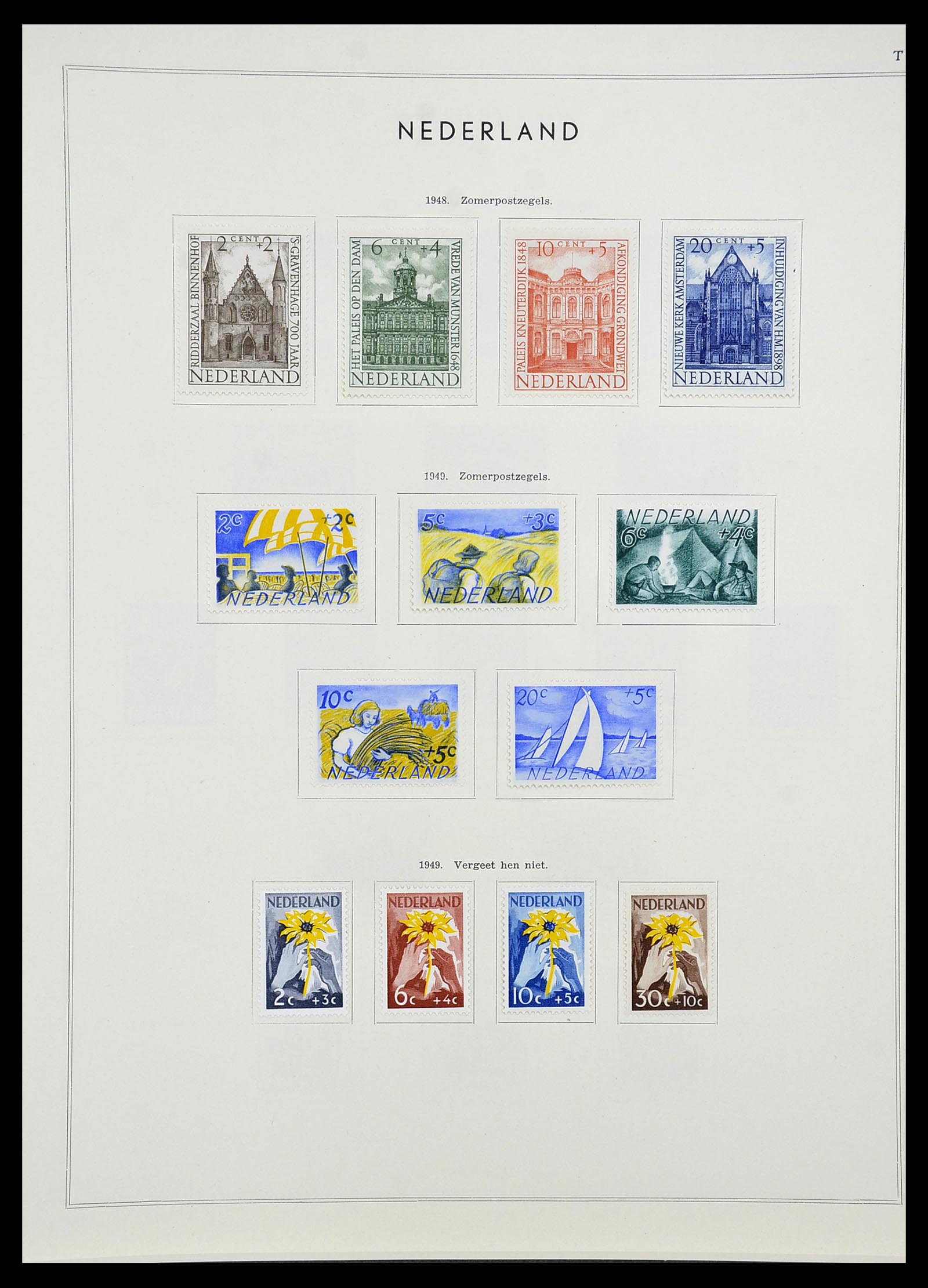 34588 038 - Postzegelverzameling 34588 Nederland 1852-1958.