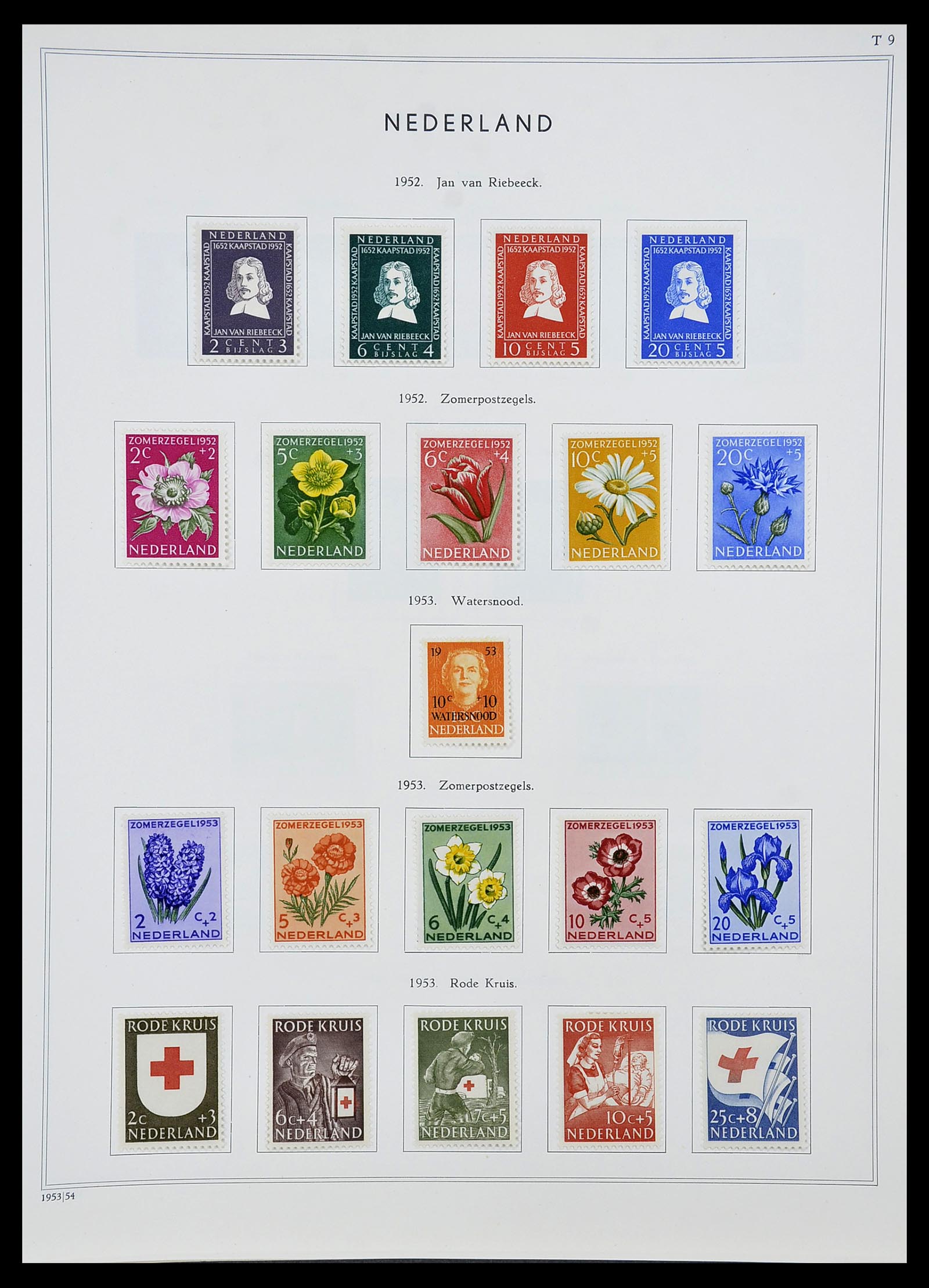 34588 040 - Postzegelverzameling 34588 Nederland 1852-1958.
