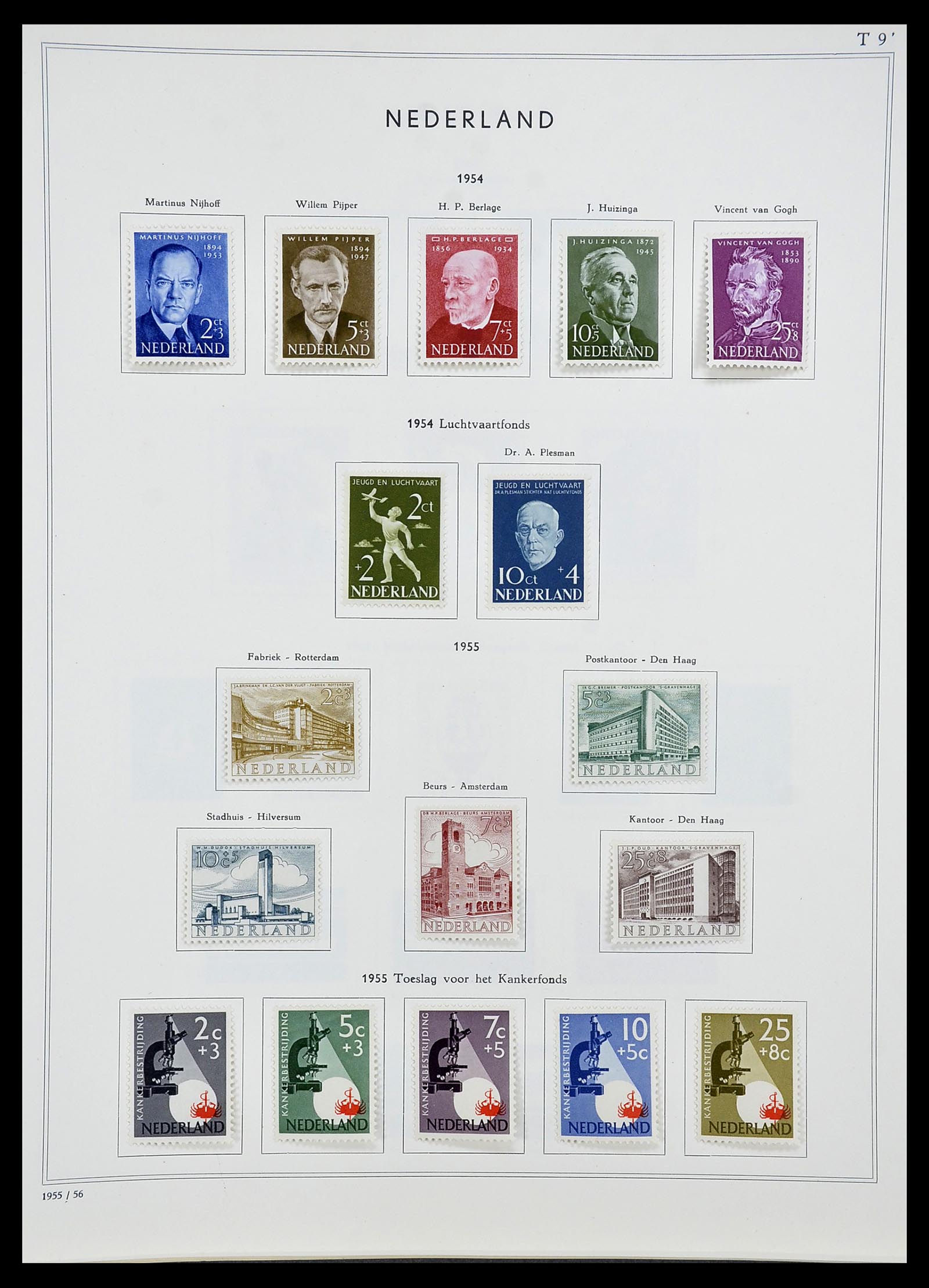 34588 041 - Postzegelverzameling 34588 Nederland 1852-1958.