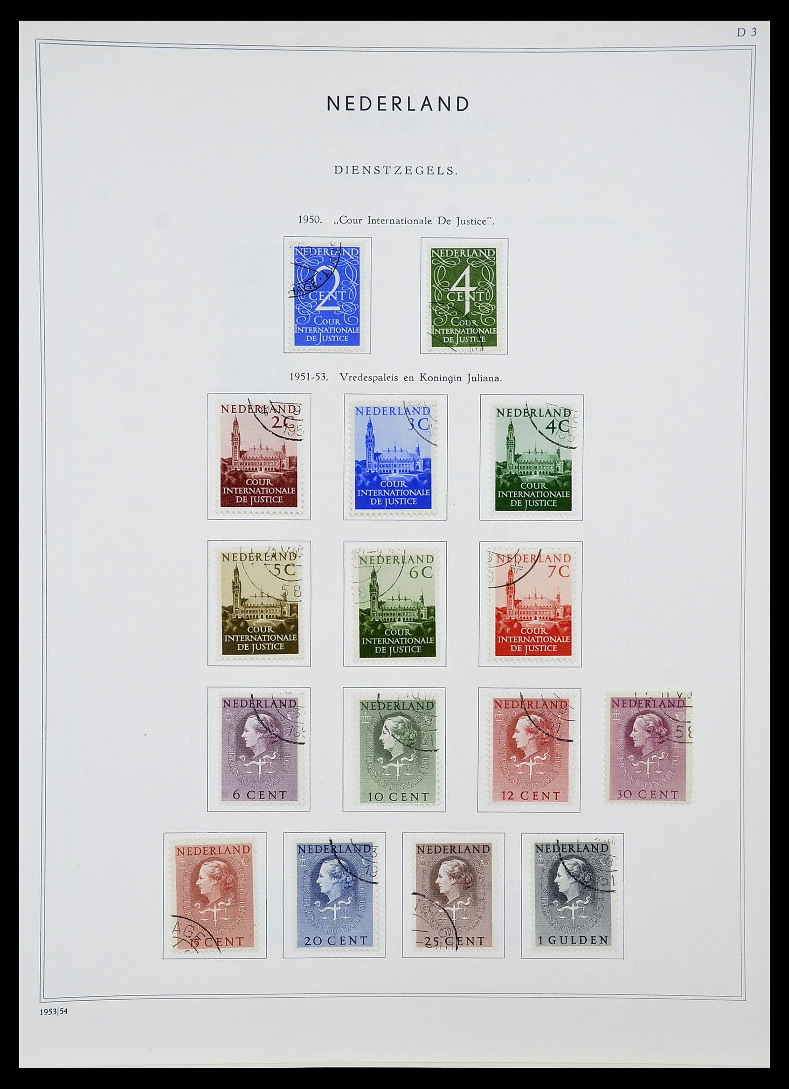 34588 049 - Postzegelverzameling 34588 Nederland 1852-1958.