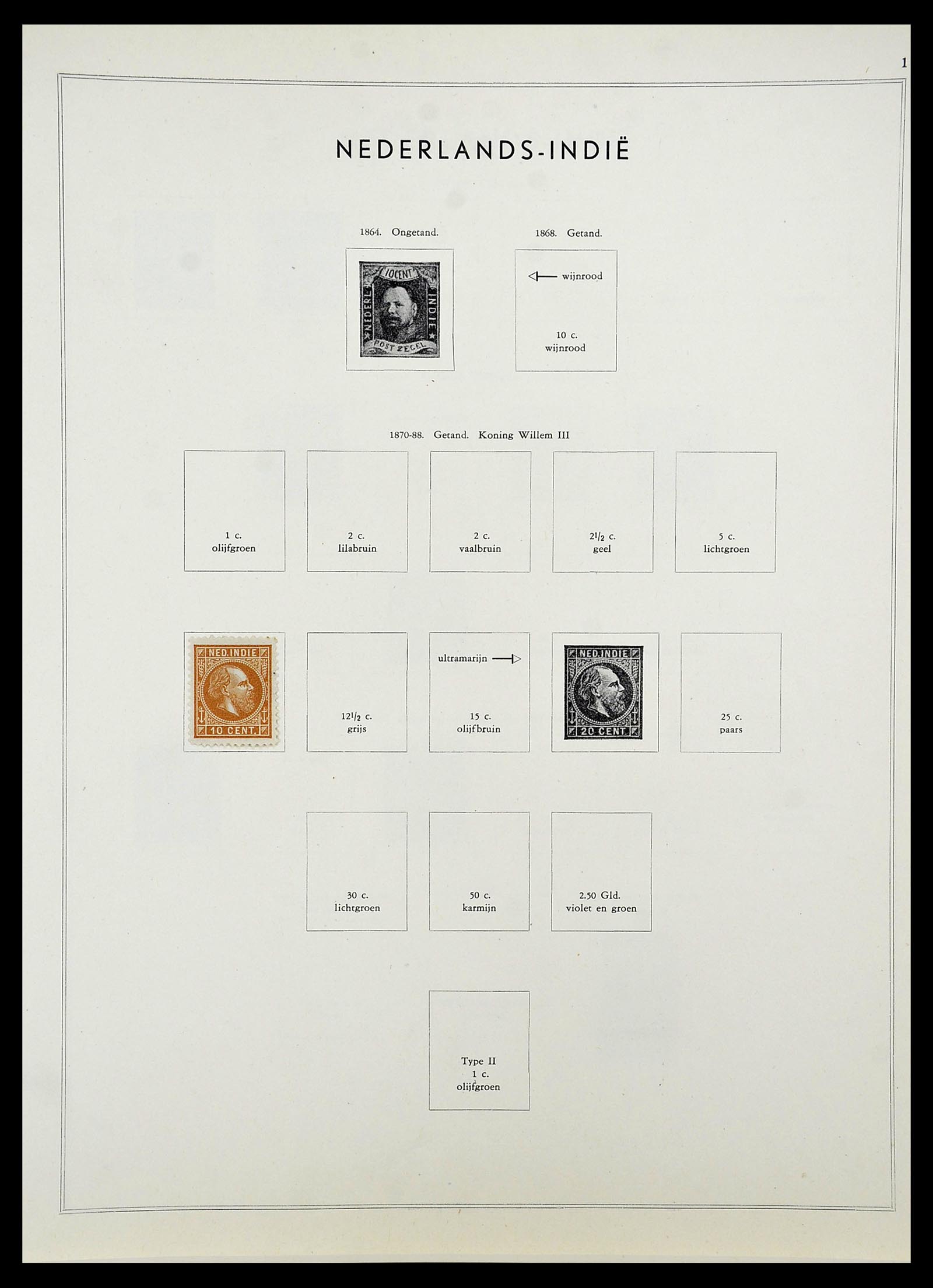 34588 052 - Postzegelverzameling 34588 Nederland 1852-1958.