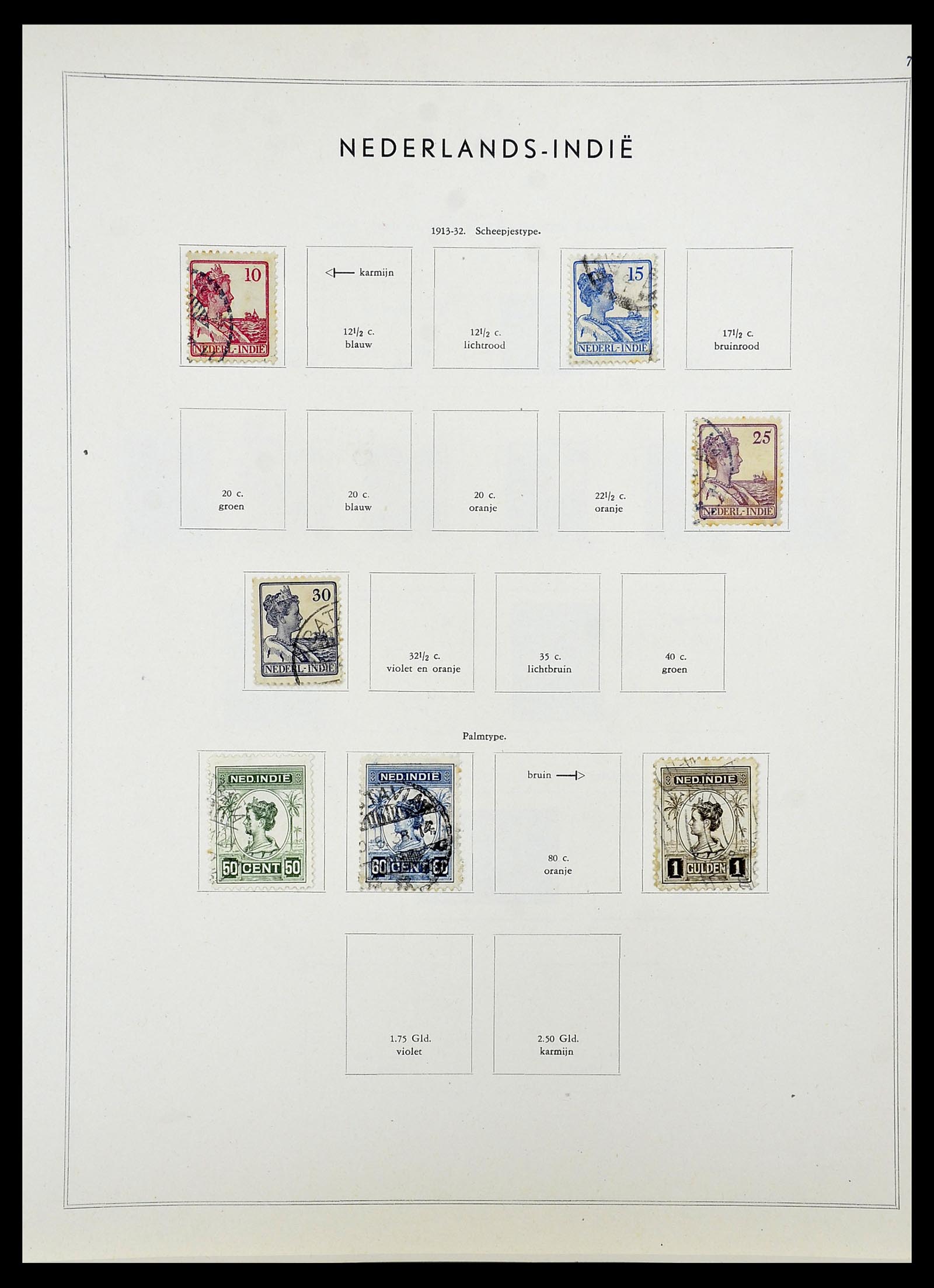 34588 056 - Postzegelverzameling 34588 Nederland 1852-1958.