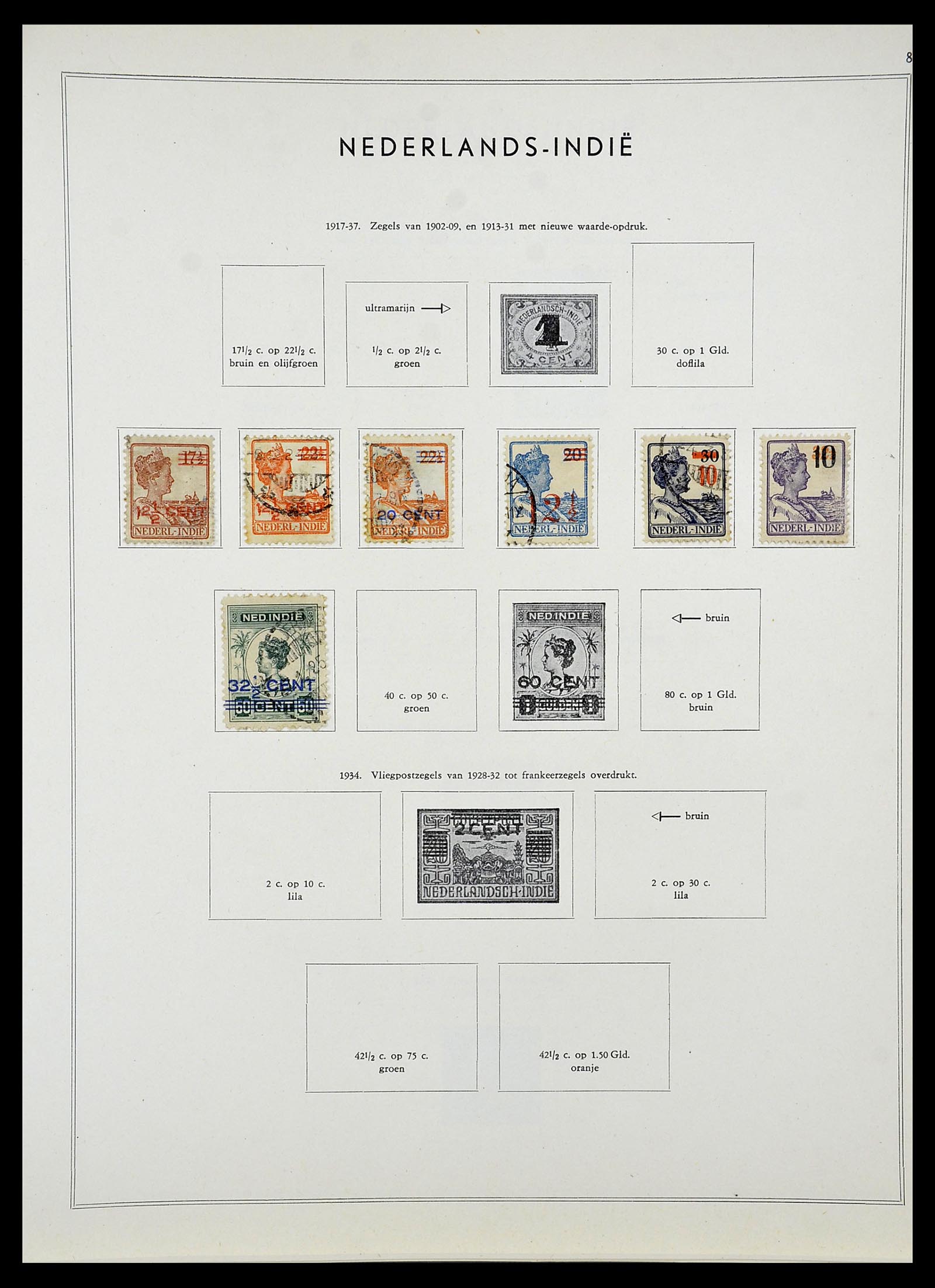 34588 057 - Postzegelverzameling 34588 Nederland 1852-1958.