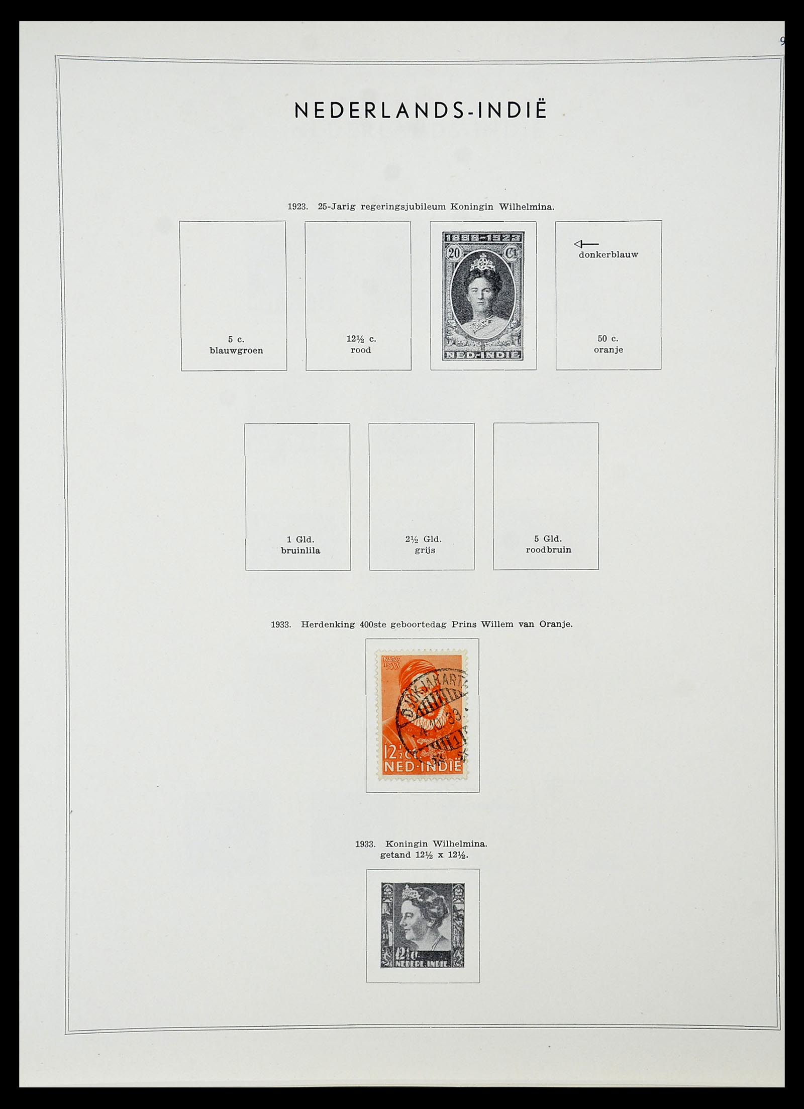 34588 058 - Postzegelverzameling 34588 Nederland 1852-1958.