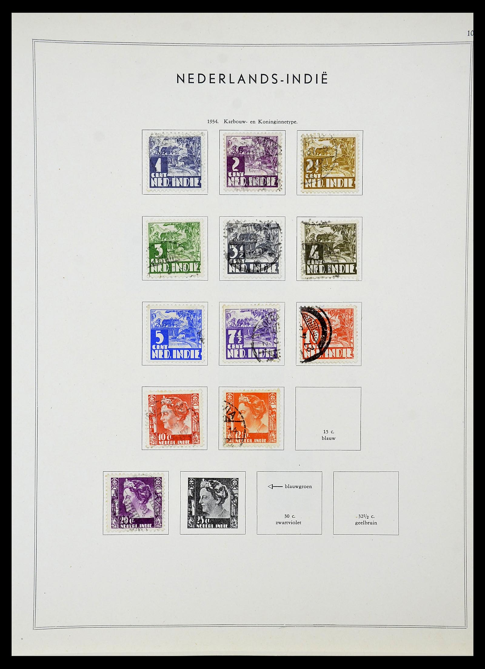 34588 059 - Postzegelverzameling 34588 Nederland 1852-1958.