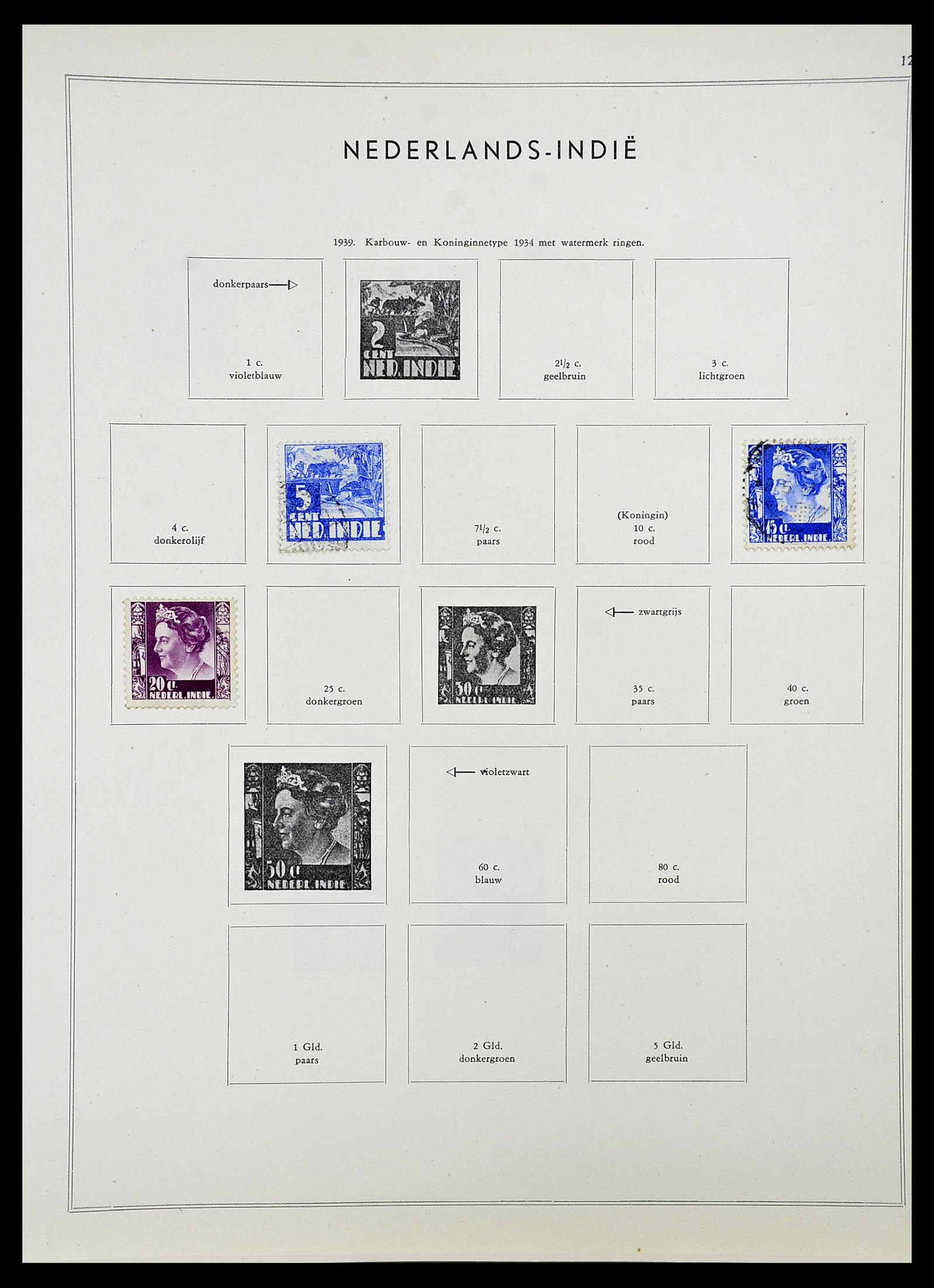 34588 061 - Postzegelverzameling 34588 Nederland 1852-1958.