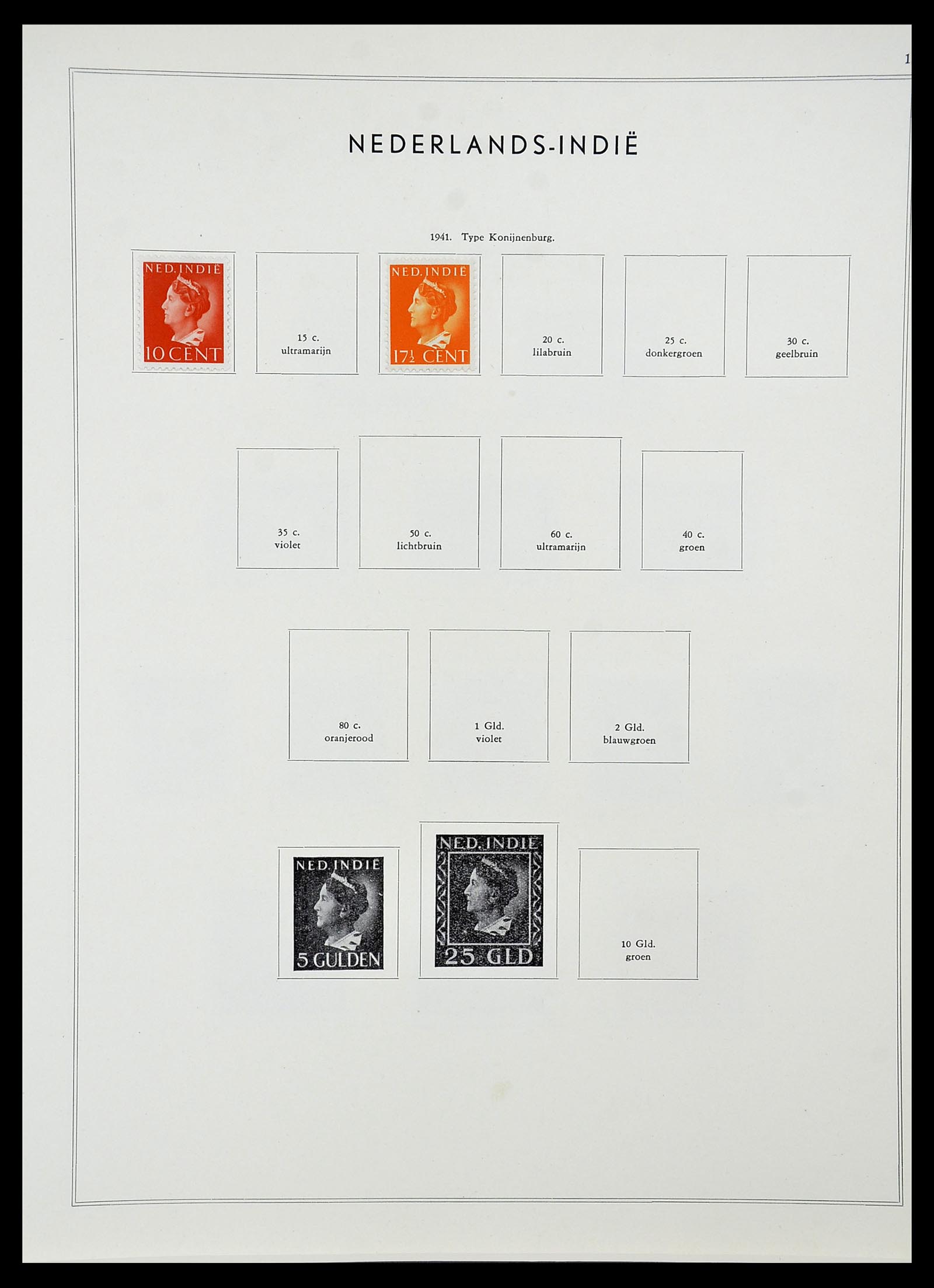 34588 062 - Postzegelverzameling 34588 Nederland 1852-1958.