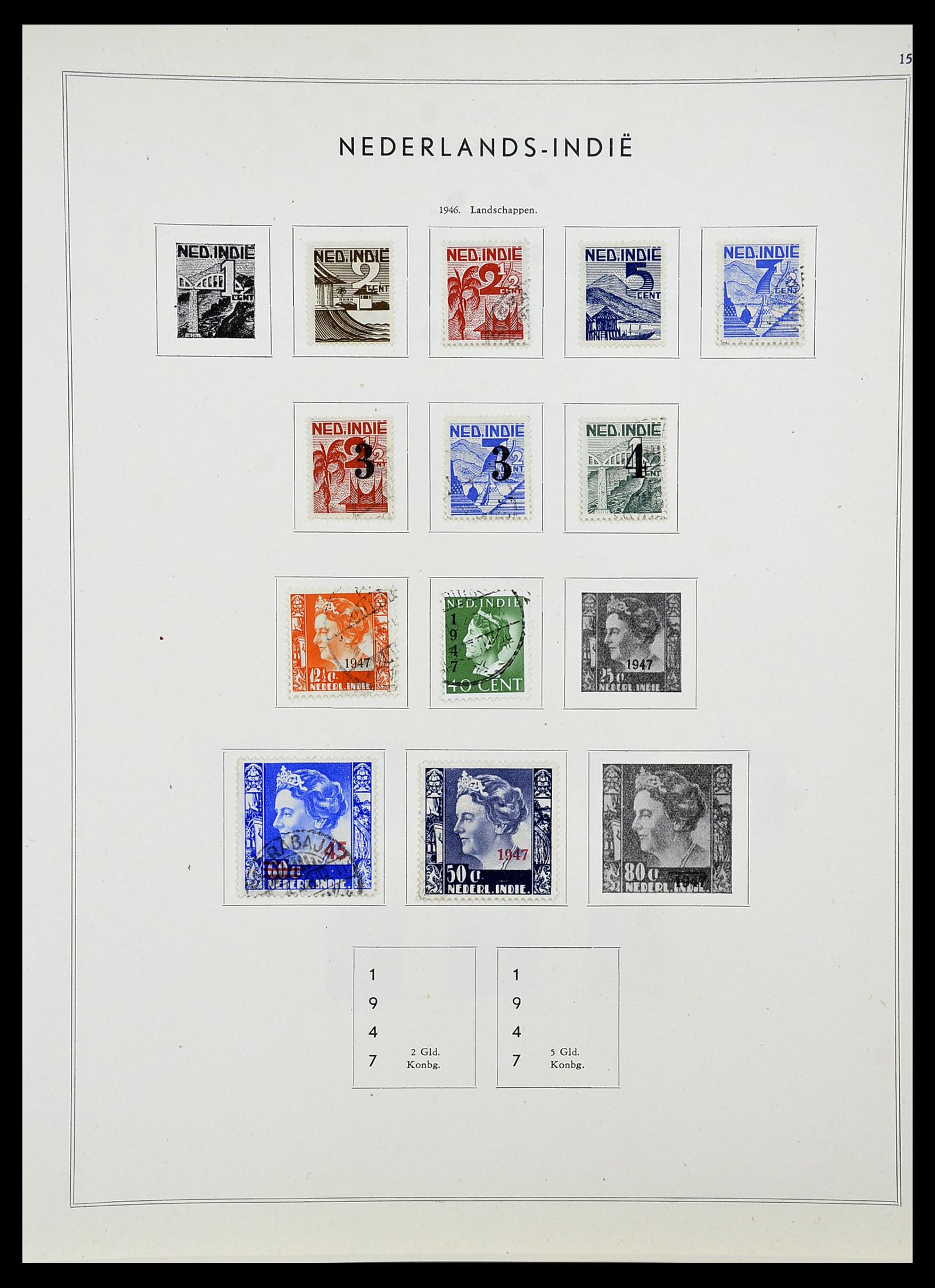 34588 064 - Postzegelverzameling 34588 Nederland 1852-1958.