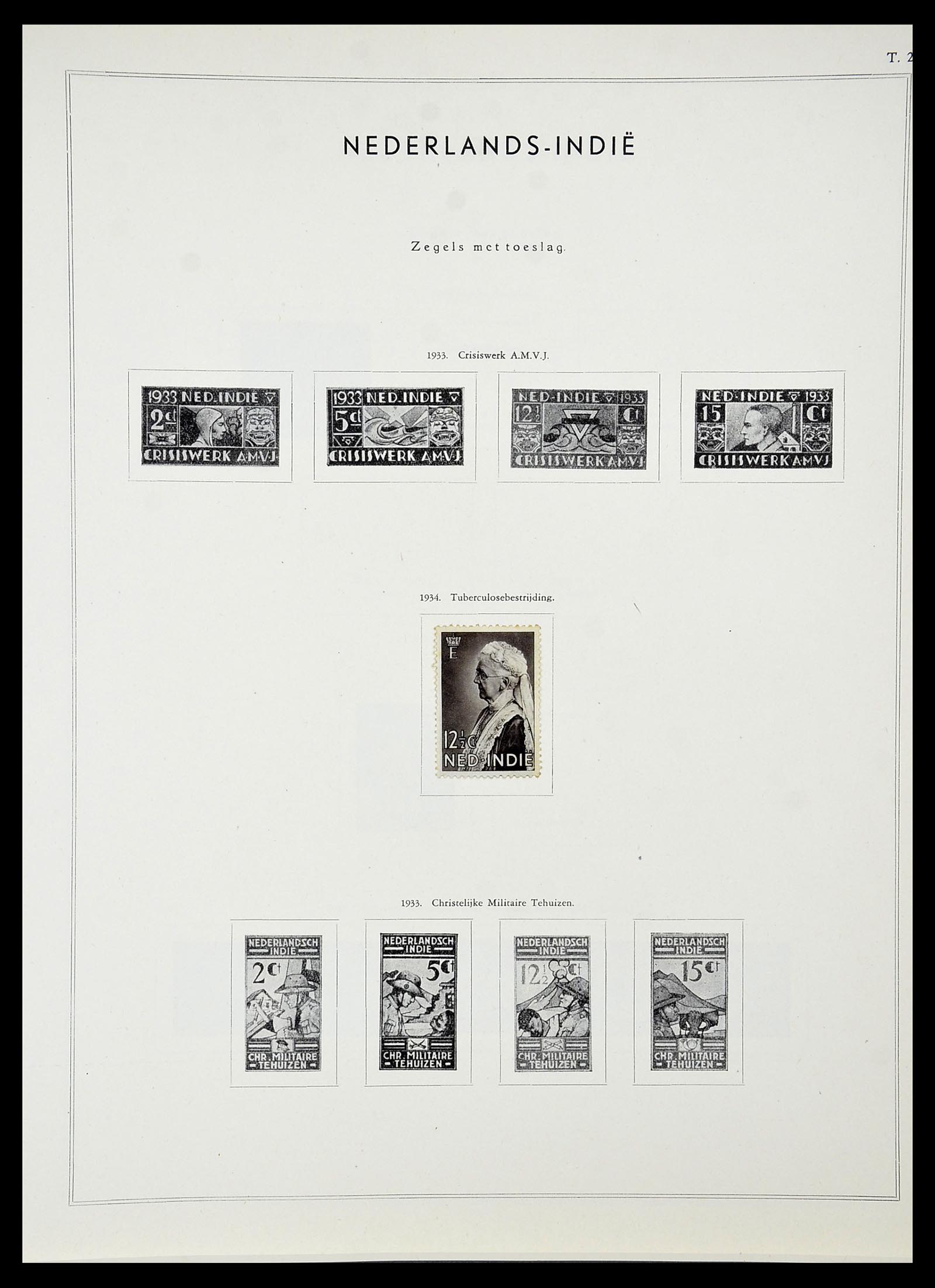 34588 070 - Postzegelverzameling 34588 Nederland 1852-1958.