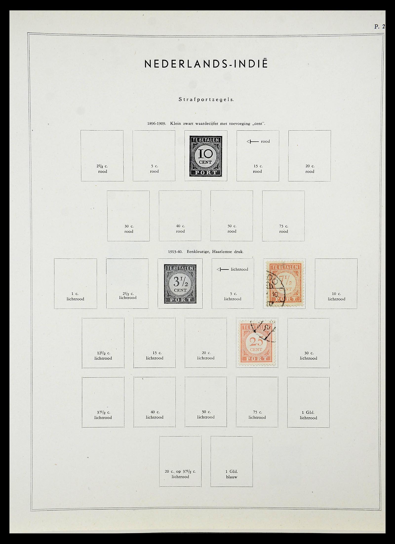 34588 072 - Postzegelverzameling 34588 Nederland 1852-1958.