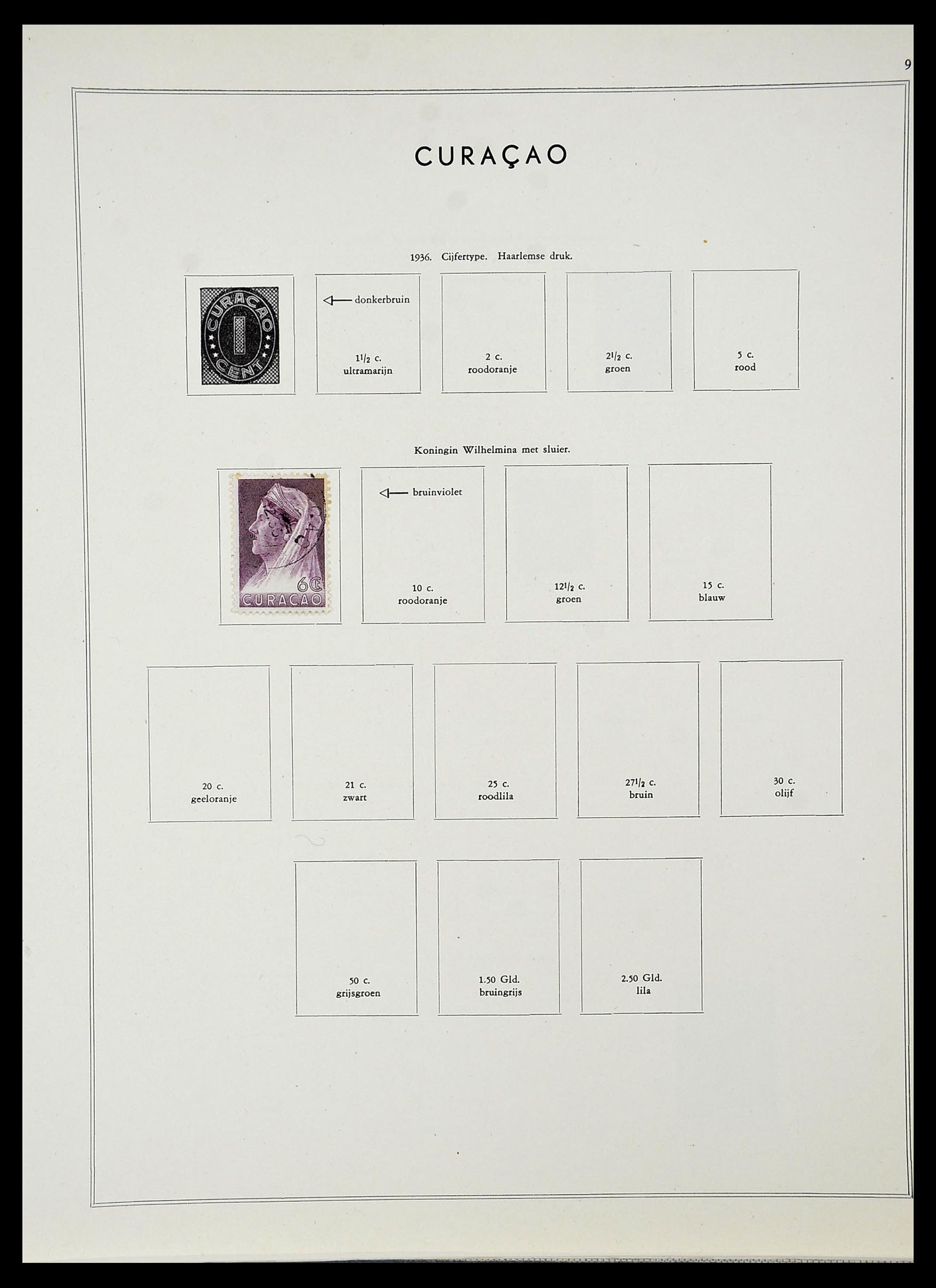 34588 075 - Postzegelverzameling 34588 Nederland 1852-1958.