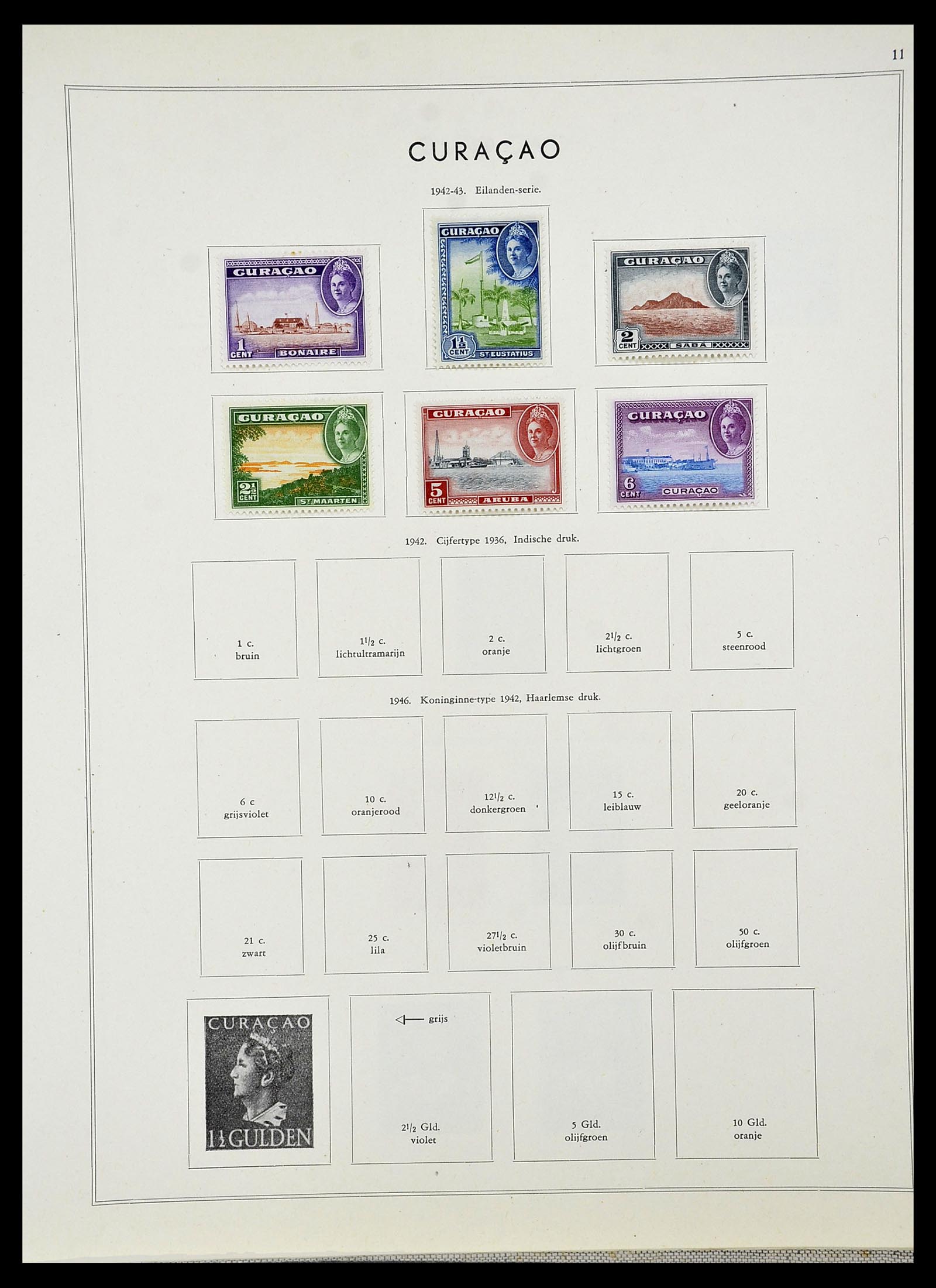 34588 076 - Postzegelverzameling 34588 Nederland 1852-1958.