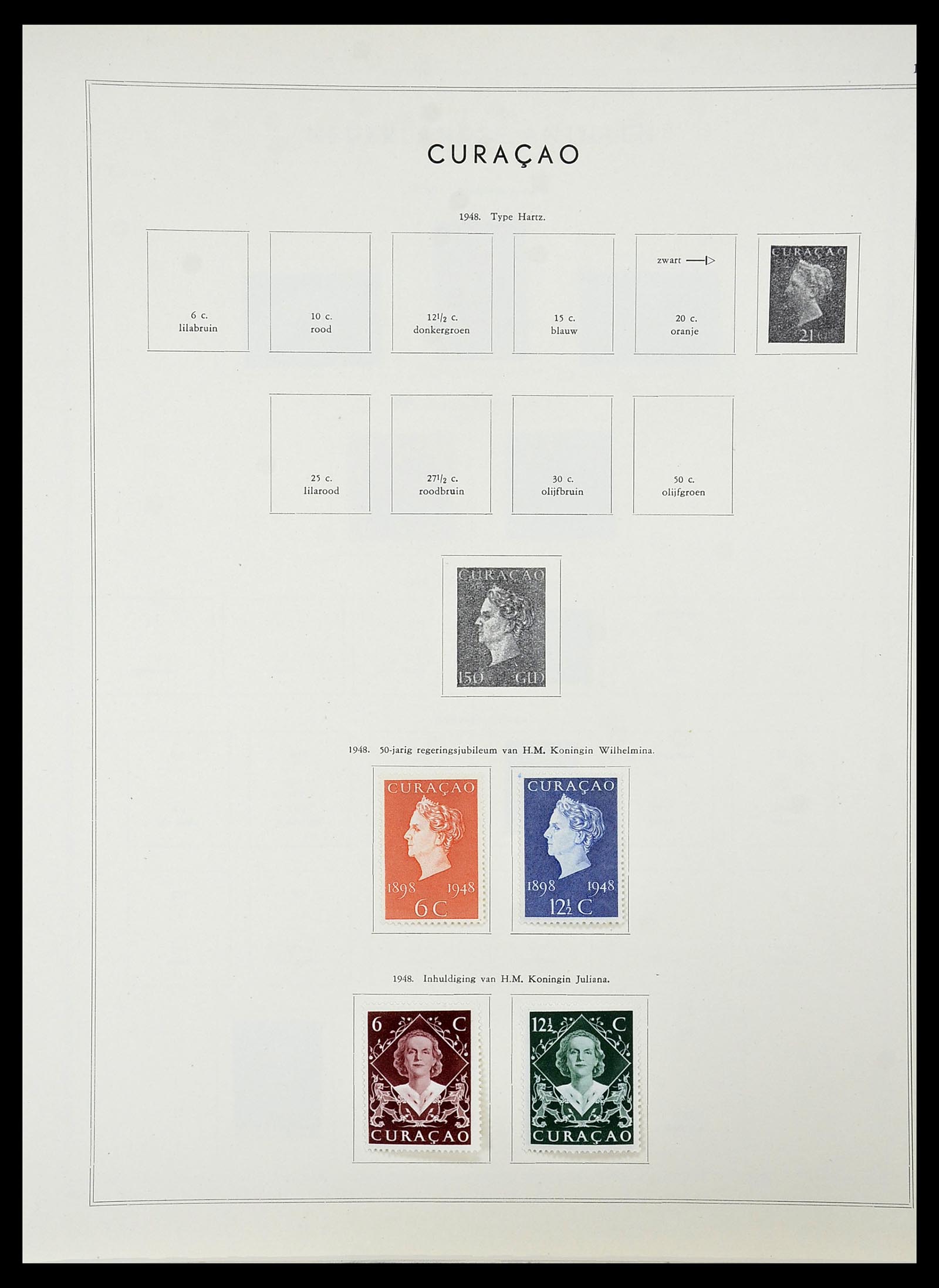34588 077 - Postzegelverzameling 34588 Nederland 1852-1958.