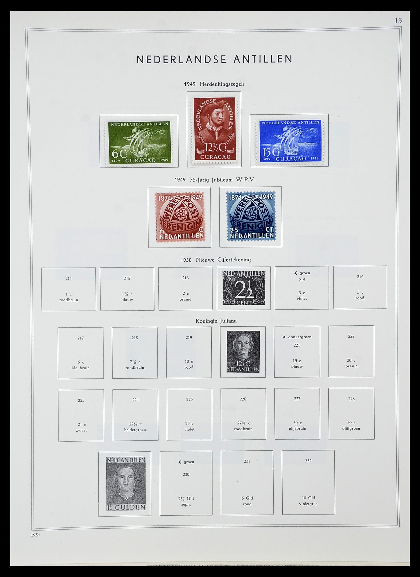34588 078 - Postzegelverzameling 34588 Nederland 1852-1958.