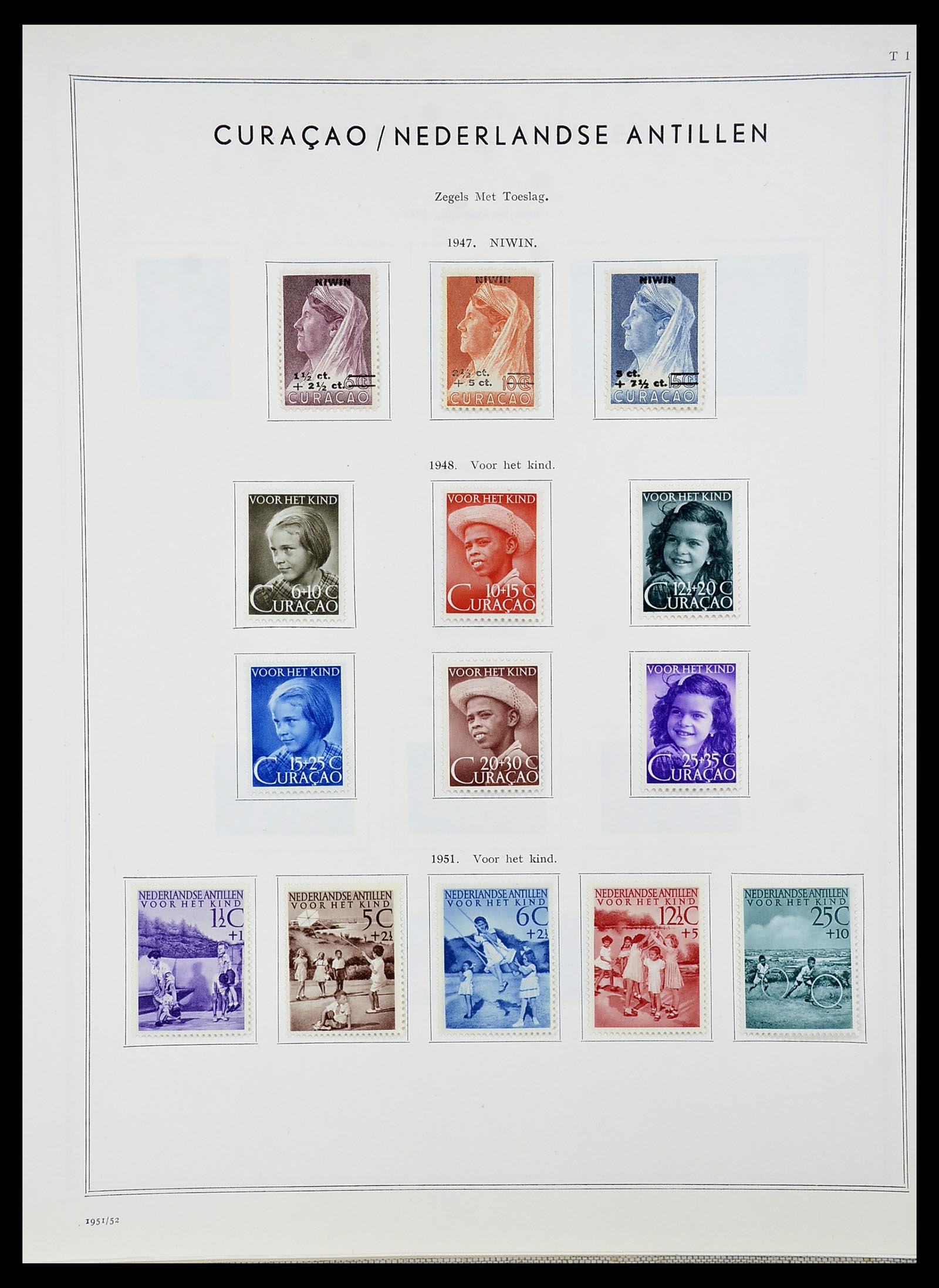 34588 079 - Postzegelverzameling 34588 Nederland 1852-1958.