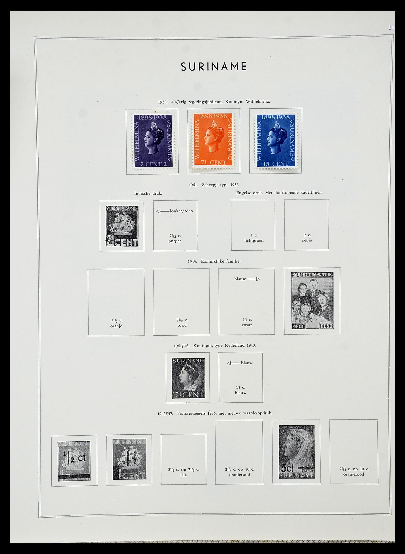 34588 084 - Postzegelverzameling 34588 Nederland 1852-1958.