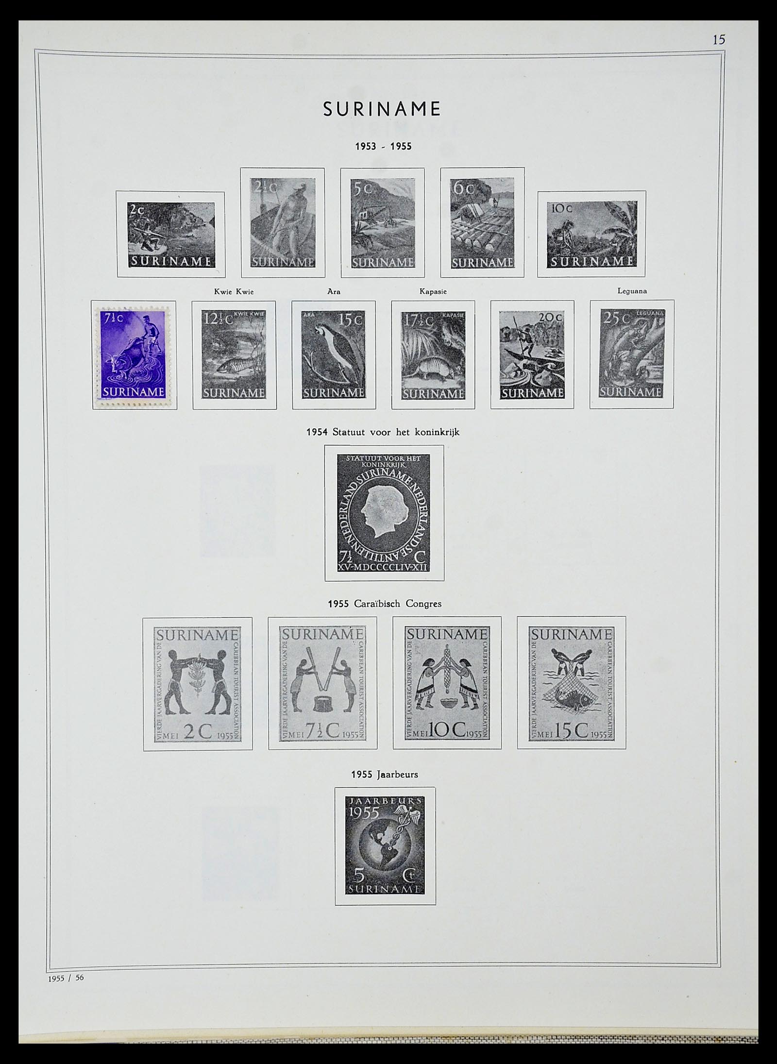 34588 087 - Postzegelverzameling 34588 Nederland 1852-1958.