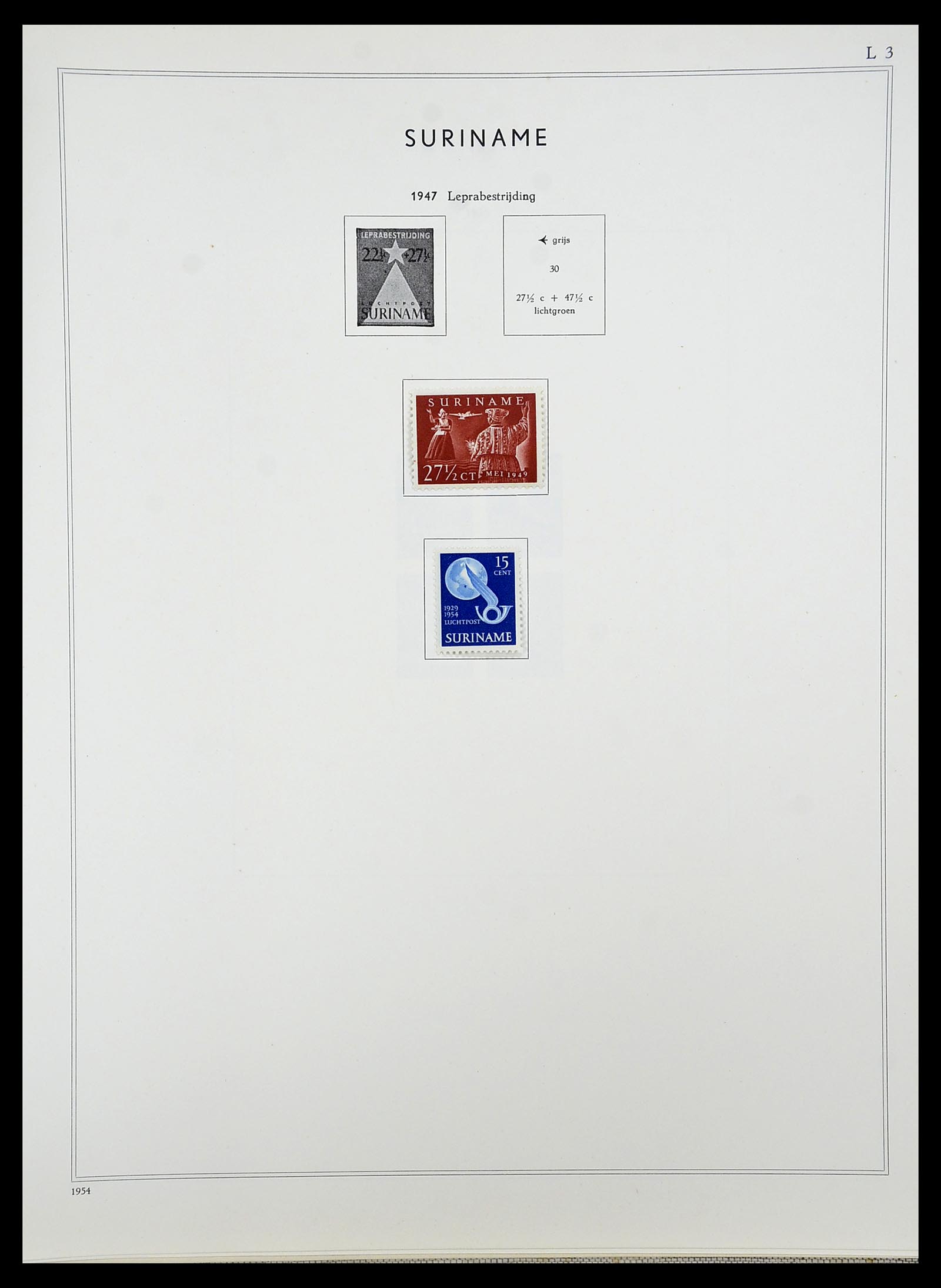34588 089 - Postzegelverzameling 34588 Nederland 1852-1958.