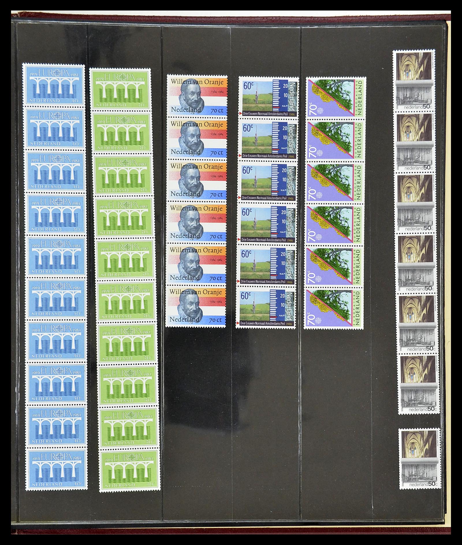 34589 014 - Postzegelverzameling 34589 Nederland rolzegels 1965-1995.