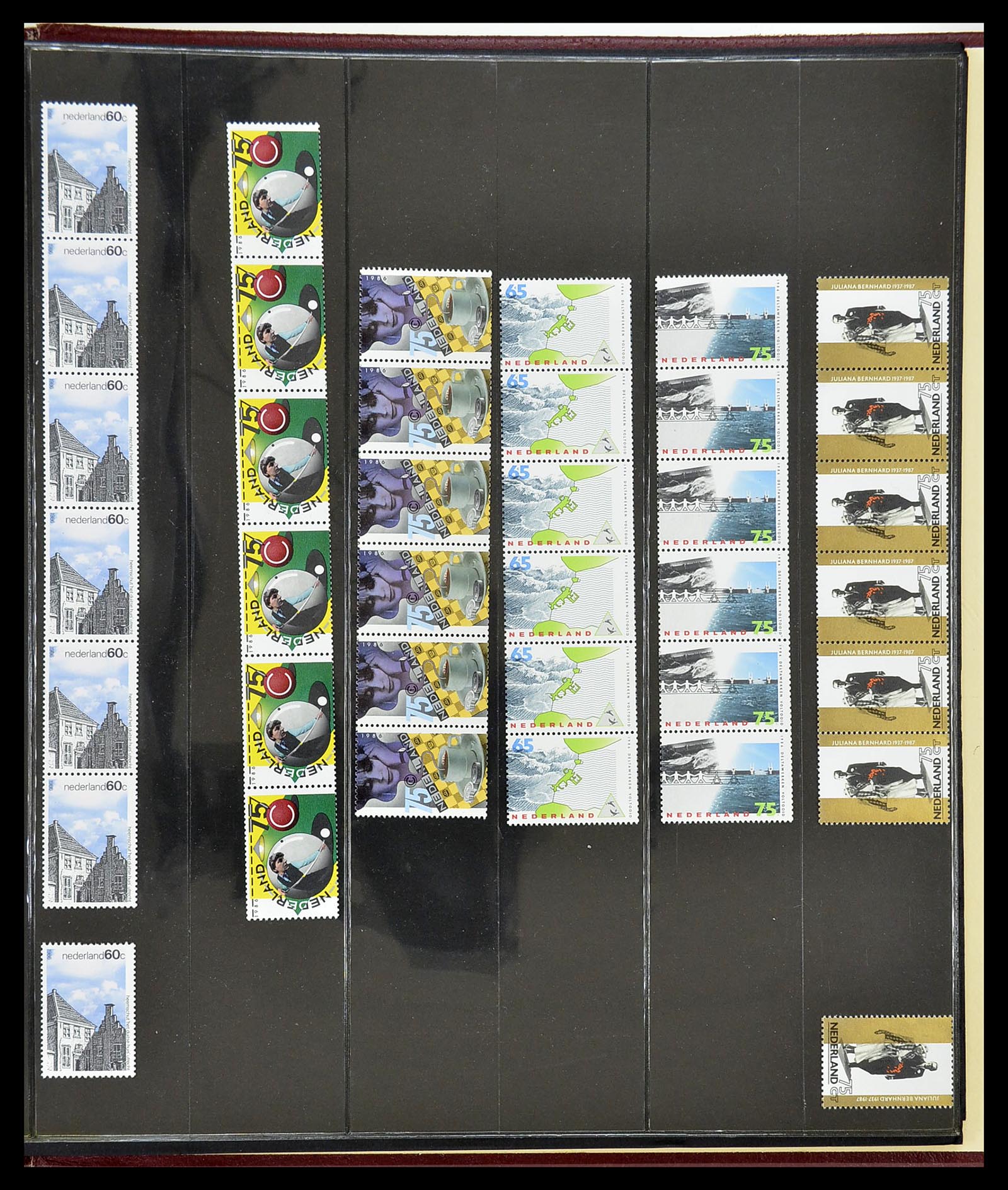34589 016 - Postzegelverzameling 34589 Nederland rolzegels 1965-1995.