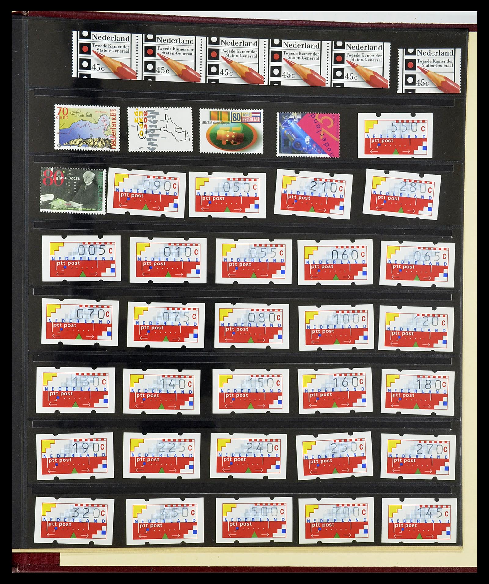 34589 021 - Stamp Collection 34589 Netherlands coilstamps 1965-1995.