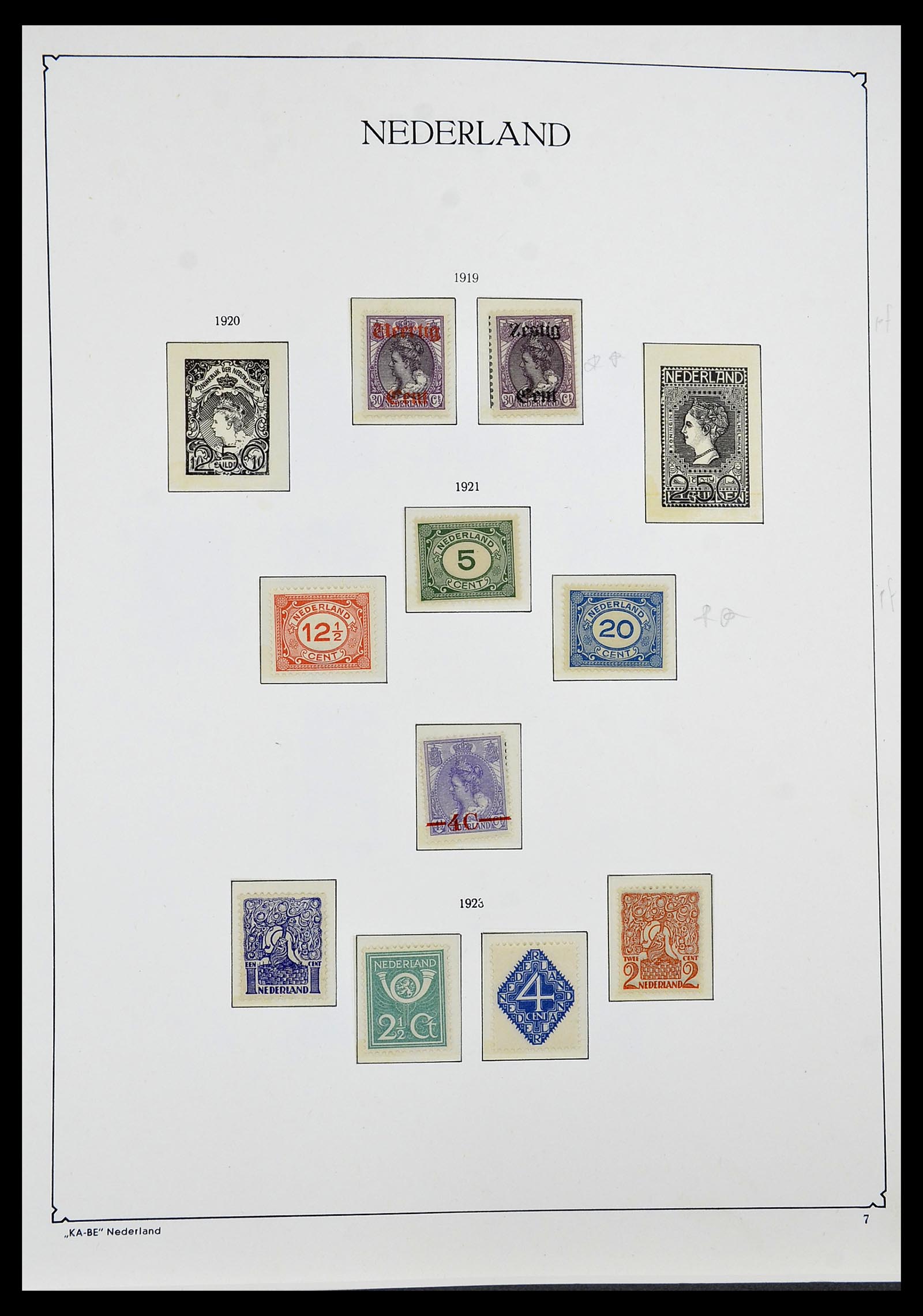 34590 003 - Postzegelverzameling 34590 Nederland 1900-1986.
