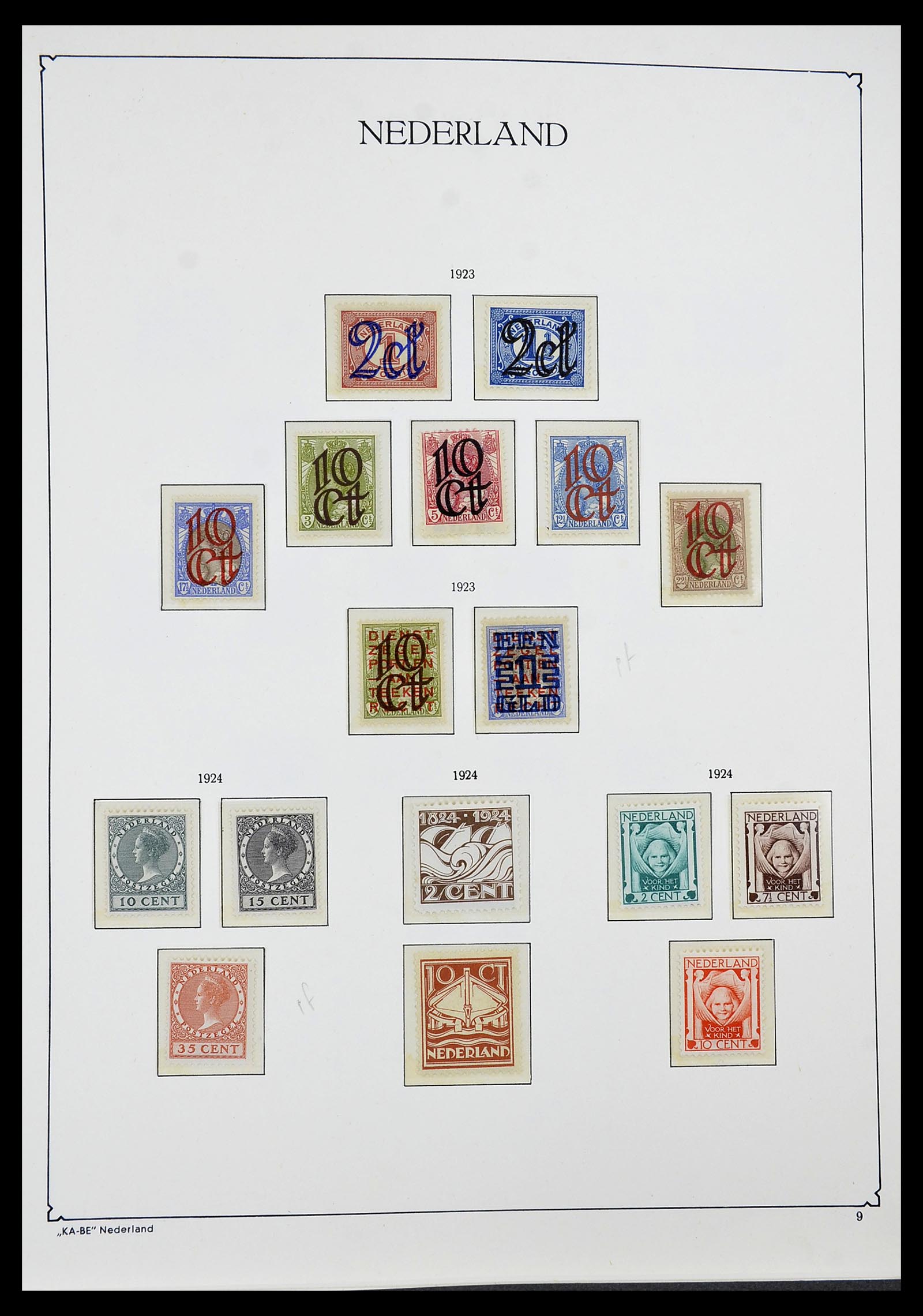 34590 005 - Postzegelverzameling 34590 Nederland 1900-1986.