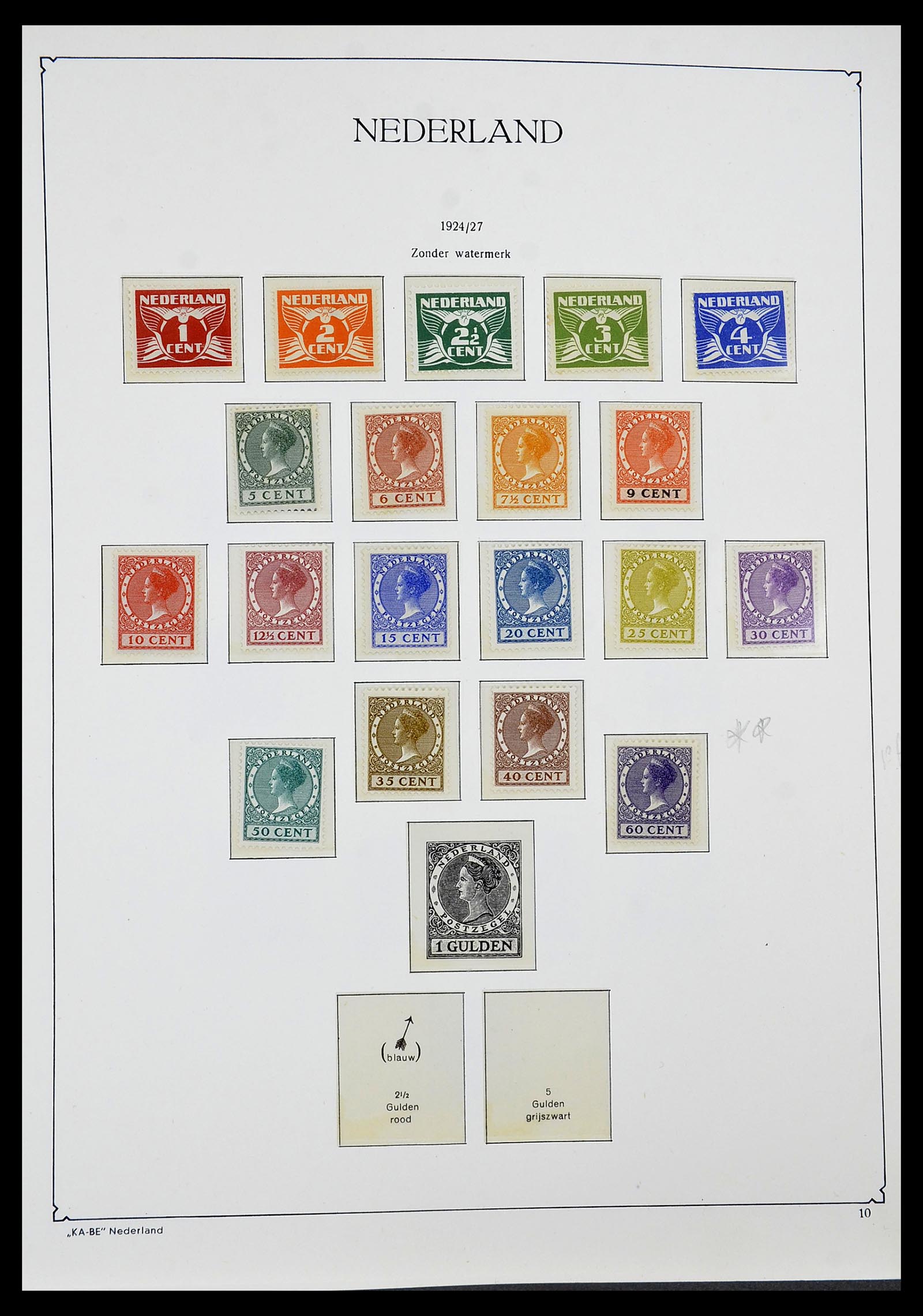 34590 006 - Postzegelverzameling 34590 Nederland 1900-1986.