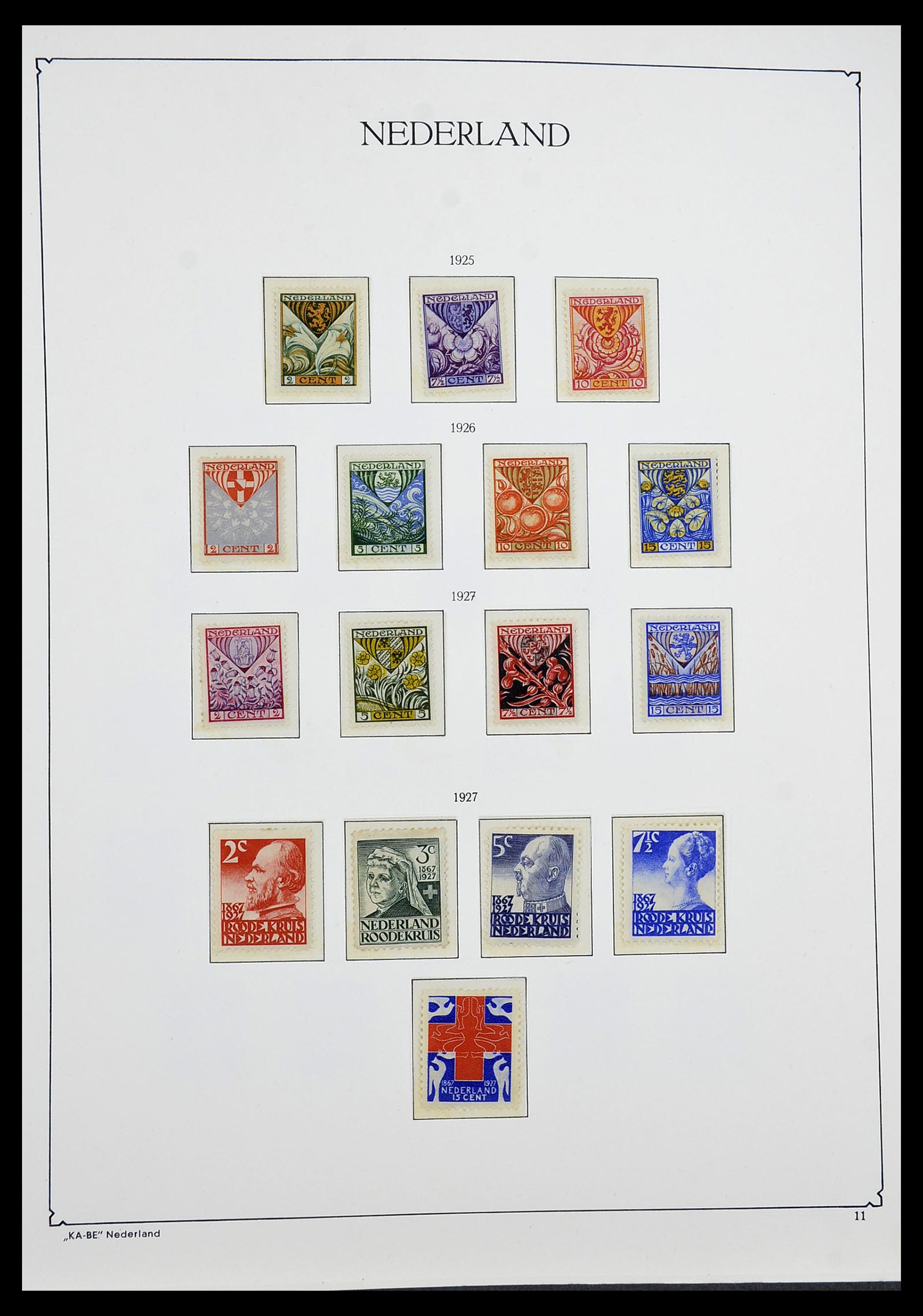 34590 007 - Postzegelverzameling 34590 Nederland 1900-1986.