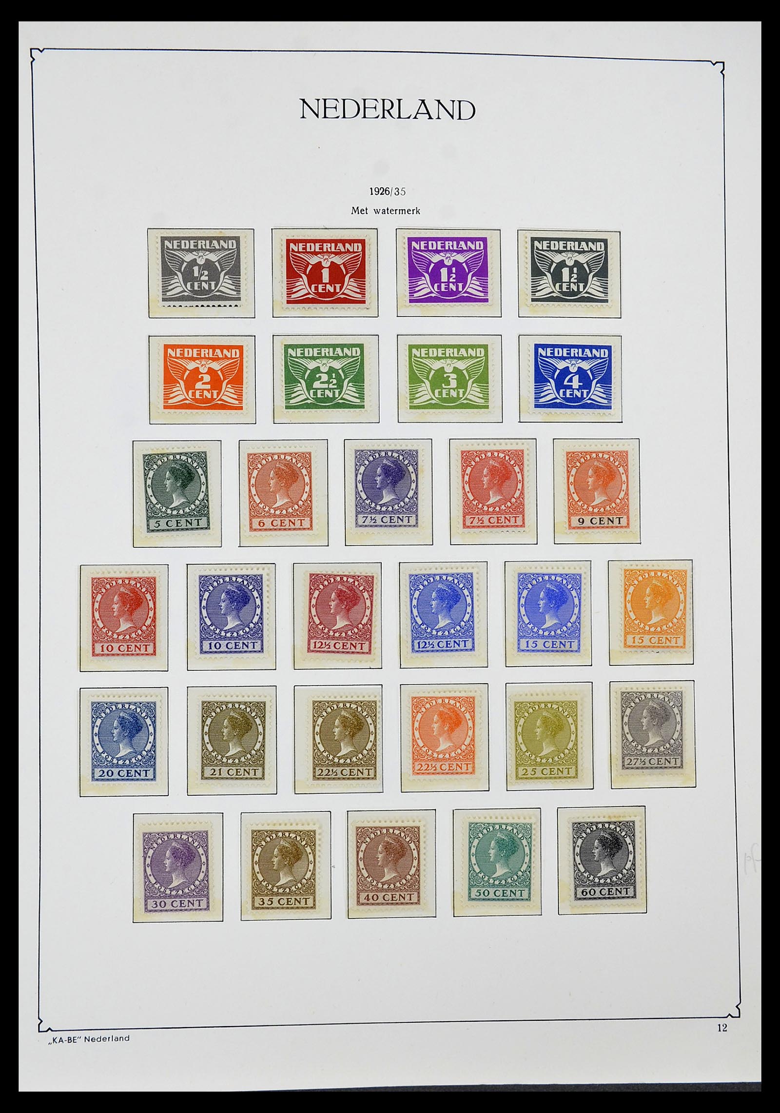 34590 008 - Postzegelverzameling 34590 Nederland 1900-1986.
