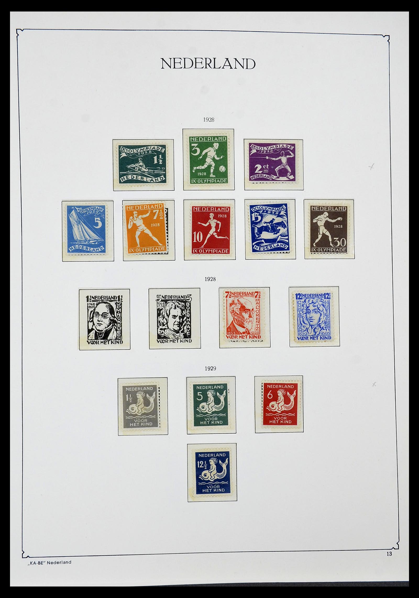 34590 009 - Postzegelverzameling 34590 Nederland 1900-1986.
