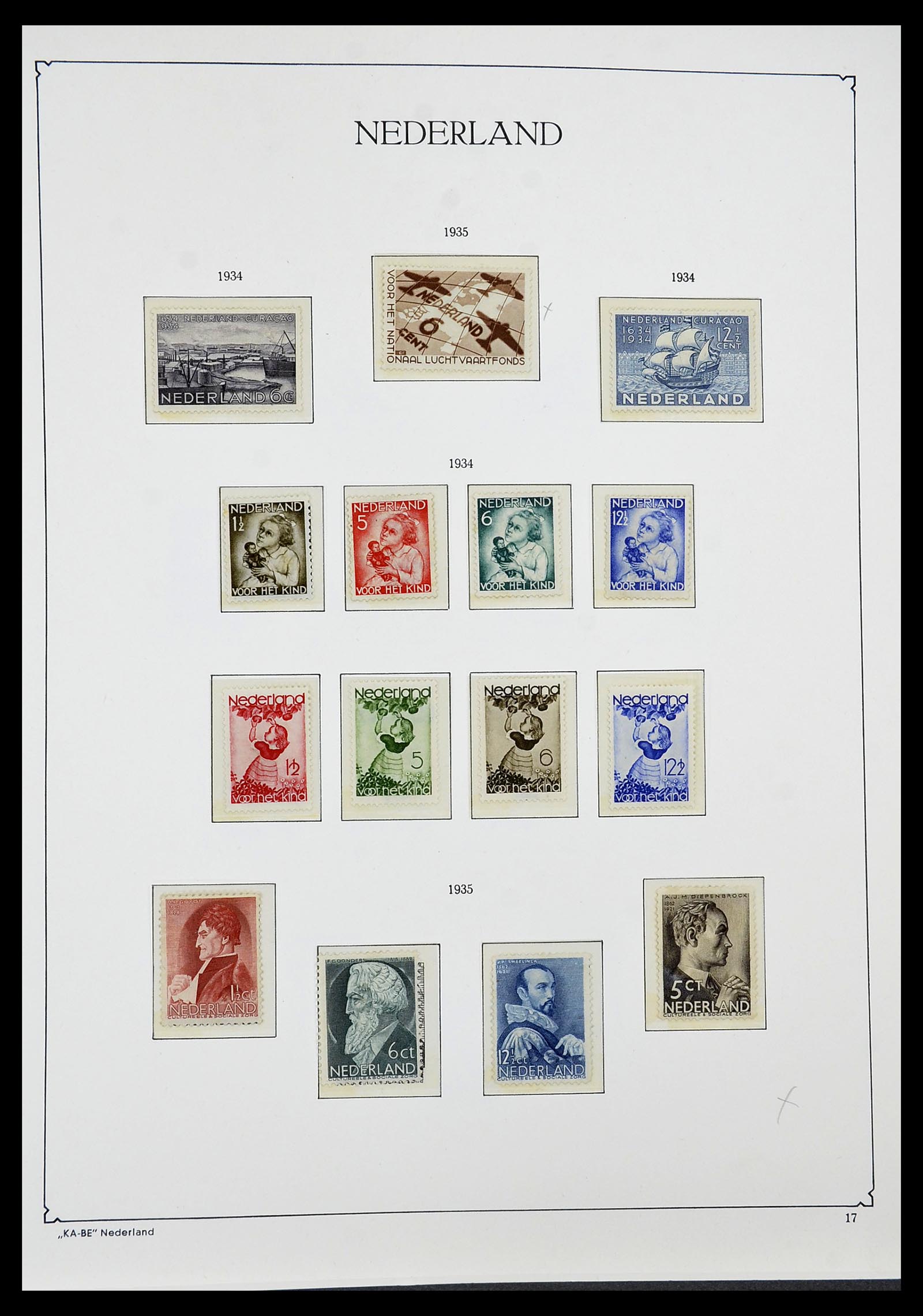 34590 013 - Postzegelverzameling 34590 Nederland 1900-1986.