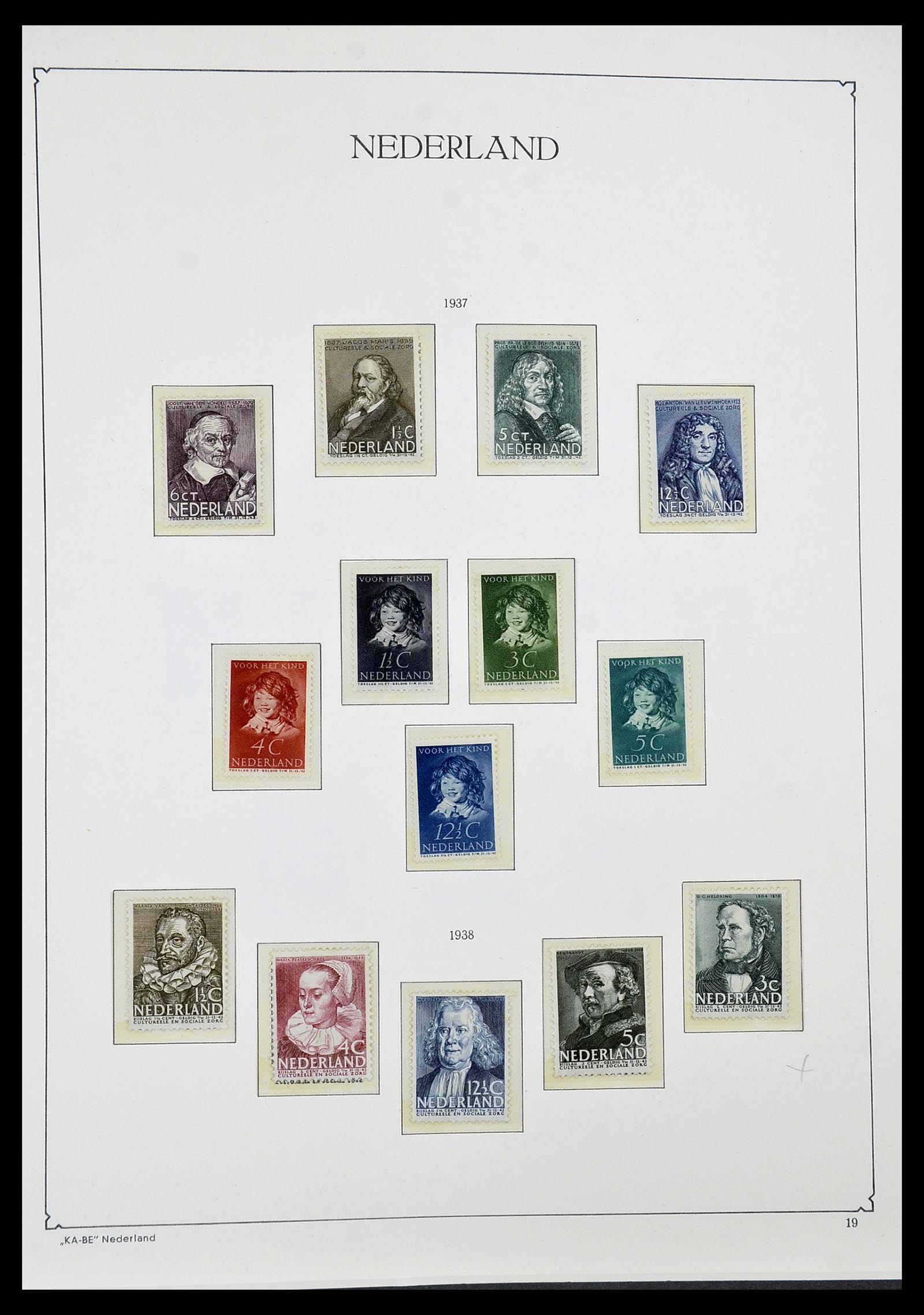 34590 015 - Postzegelverzameling 34590 Nederland 1900-1986.