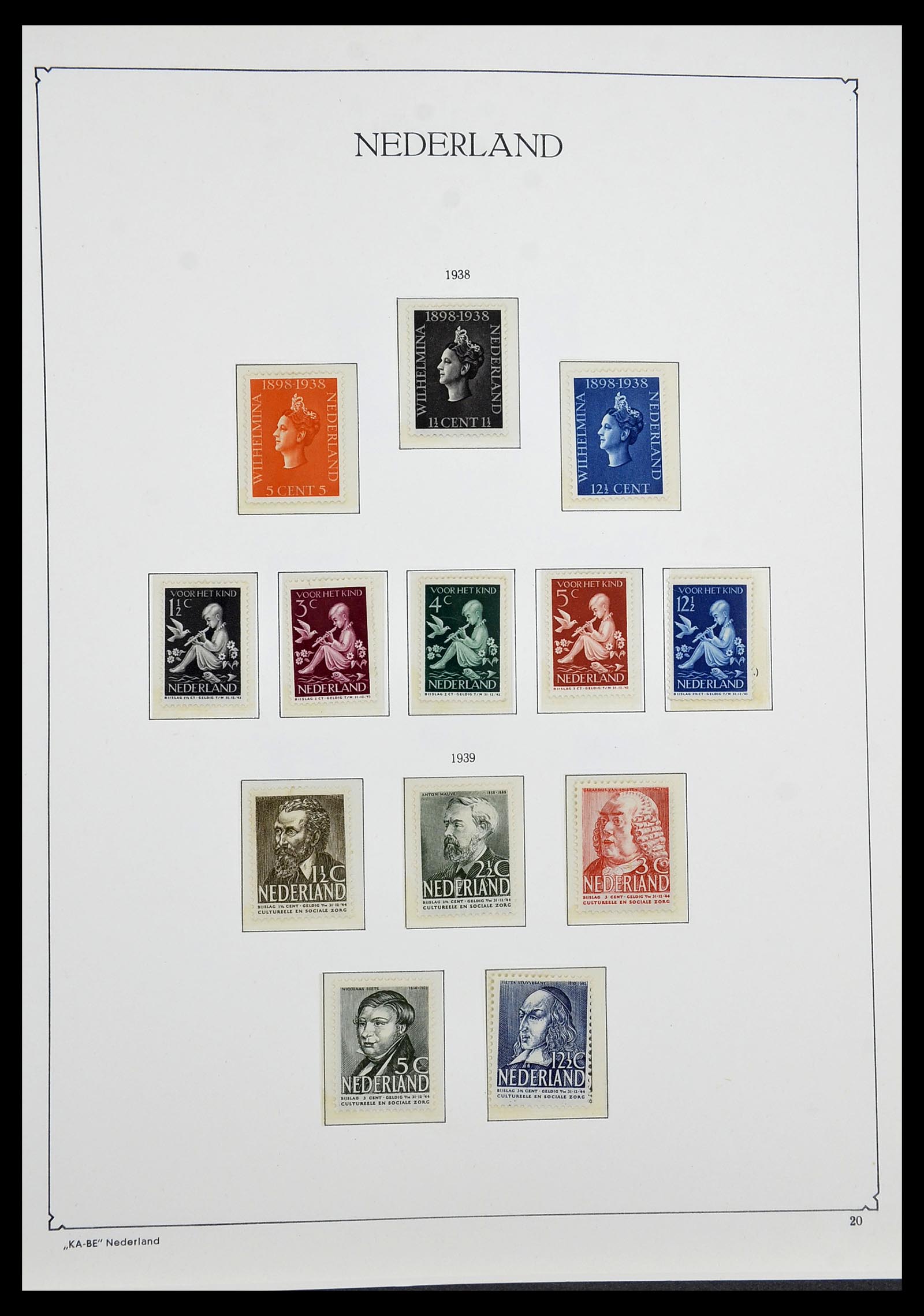 34590 016 - Postzegelverzameling 34590 Nederland 1900-1986.