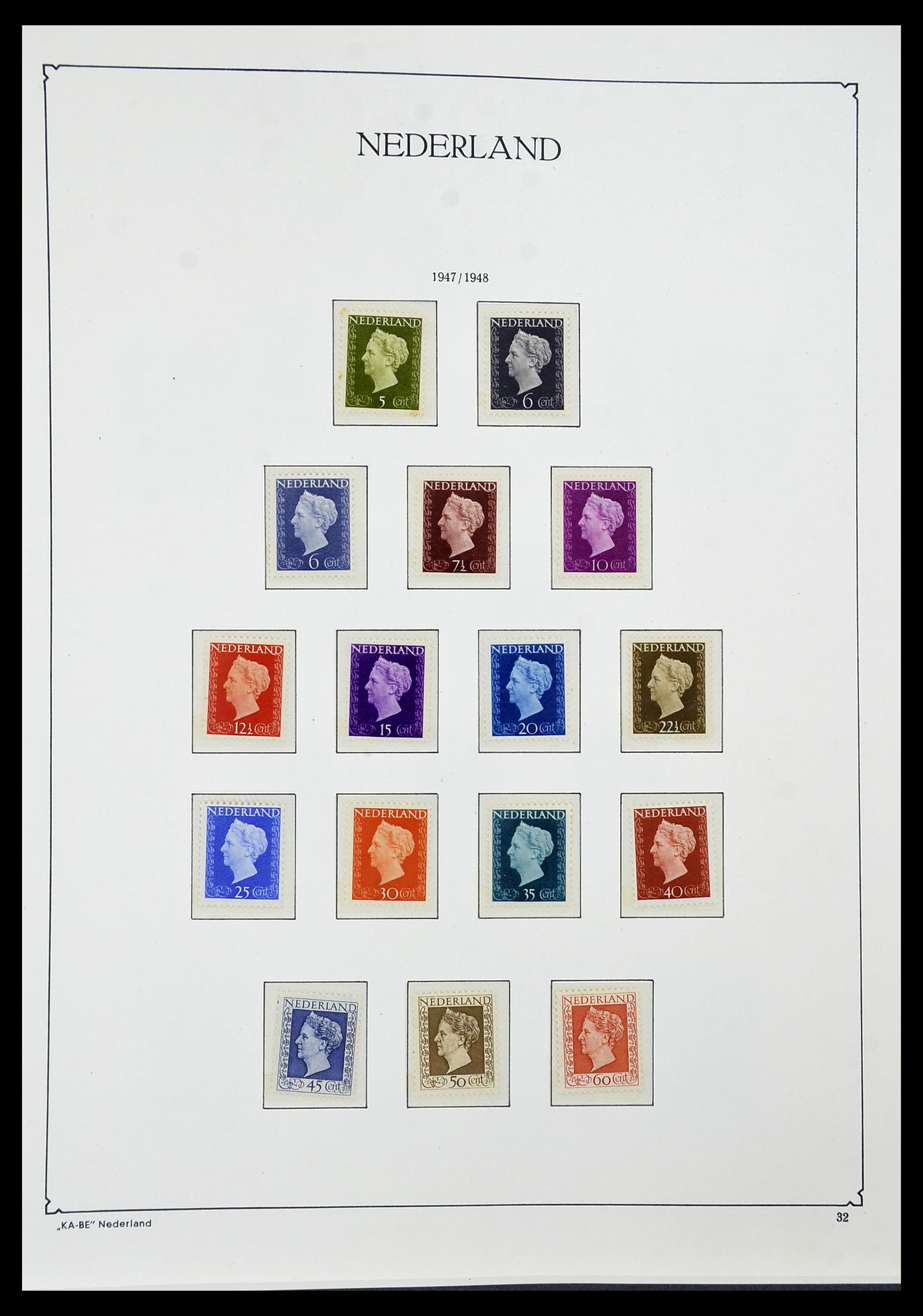 34590 029 - Postzegelverzameling 34590 Nederland 1900-1986.