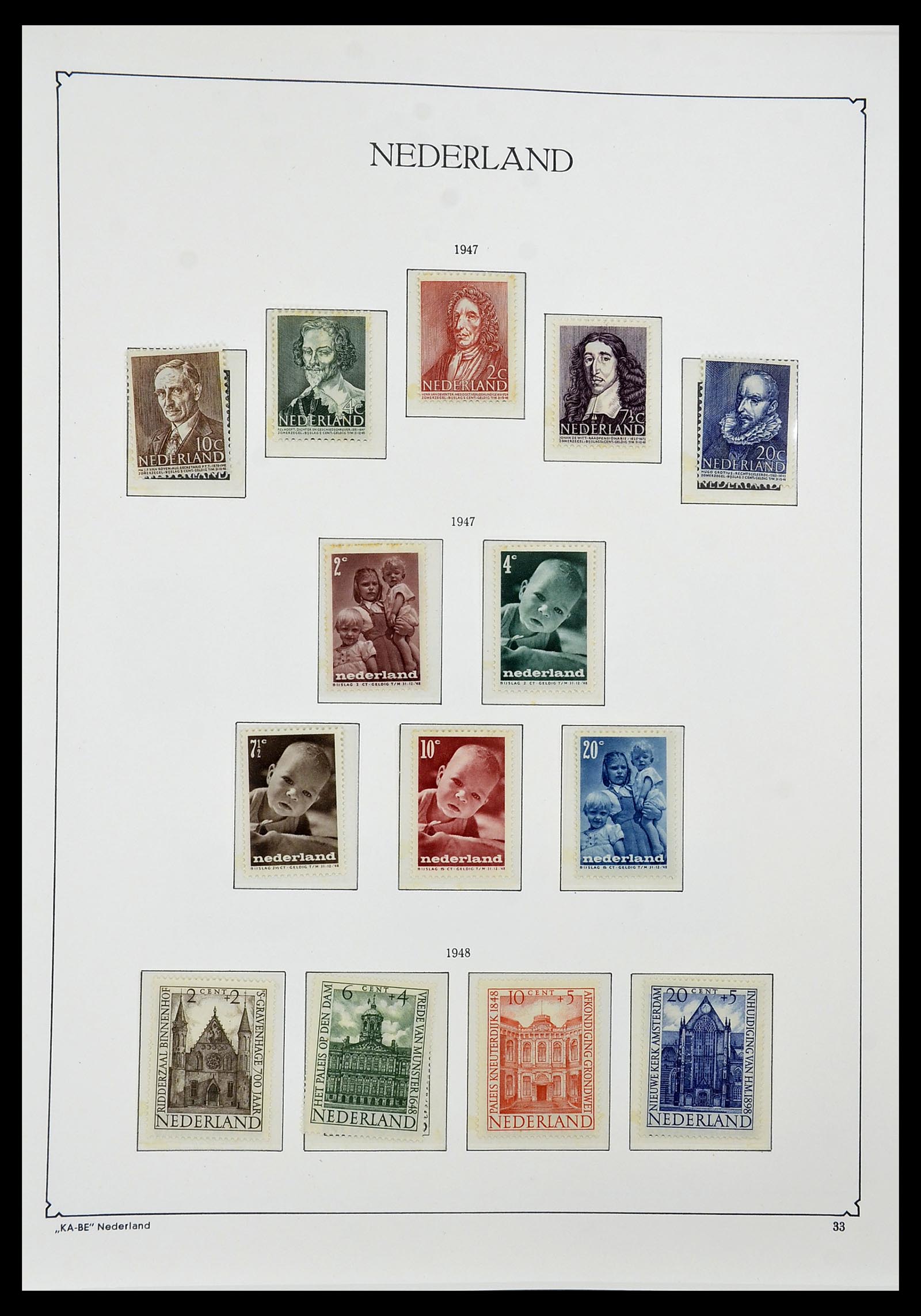 34590 030 - Postzegelverzameling 34590 Nederland 1900-1986.