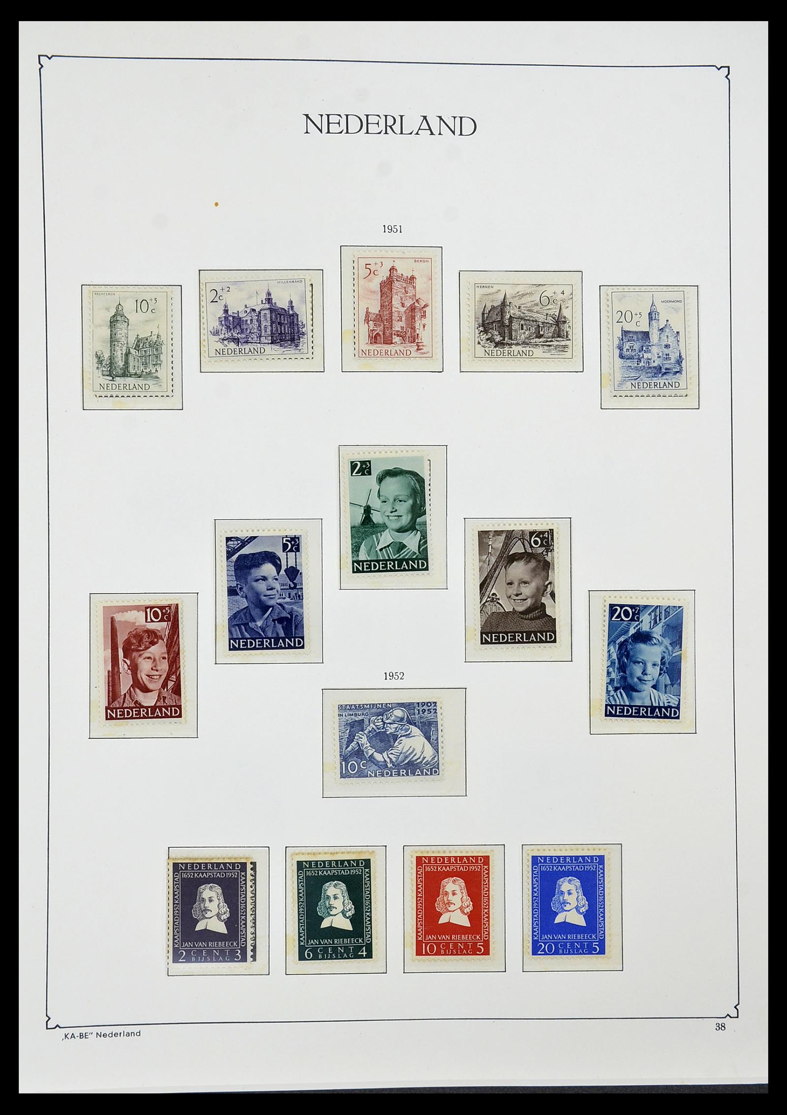 34590 035 - Postzegelverzameling 34590 Nederland 1900-1986.