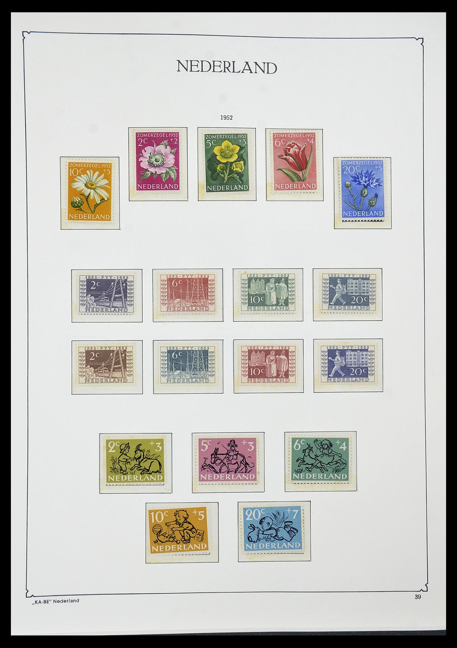 34590 036 - Postzegelverzameling 34590 Nederland 1900-1986.