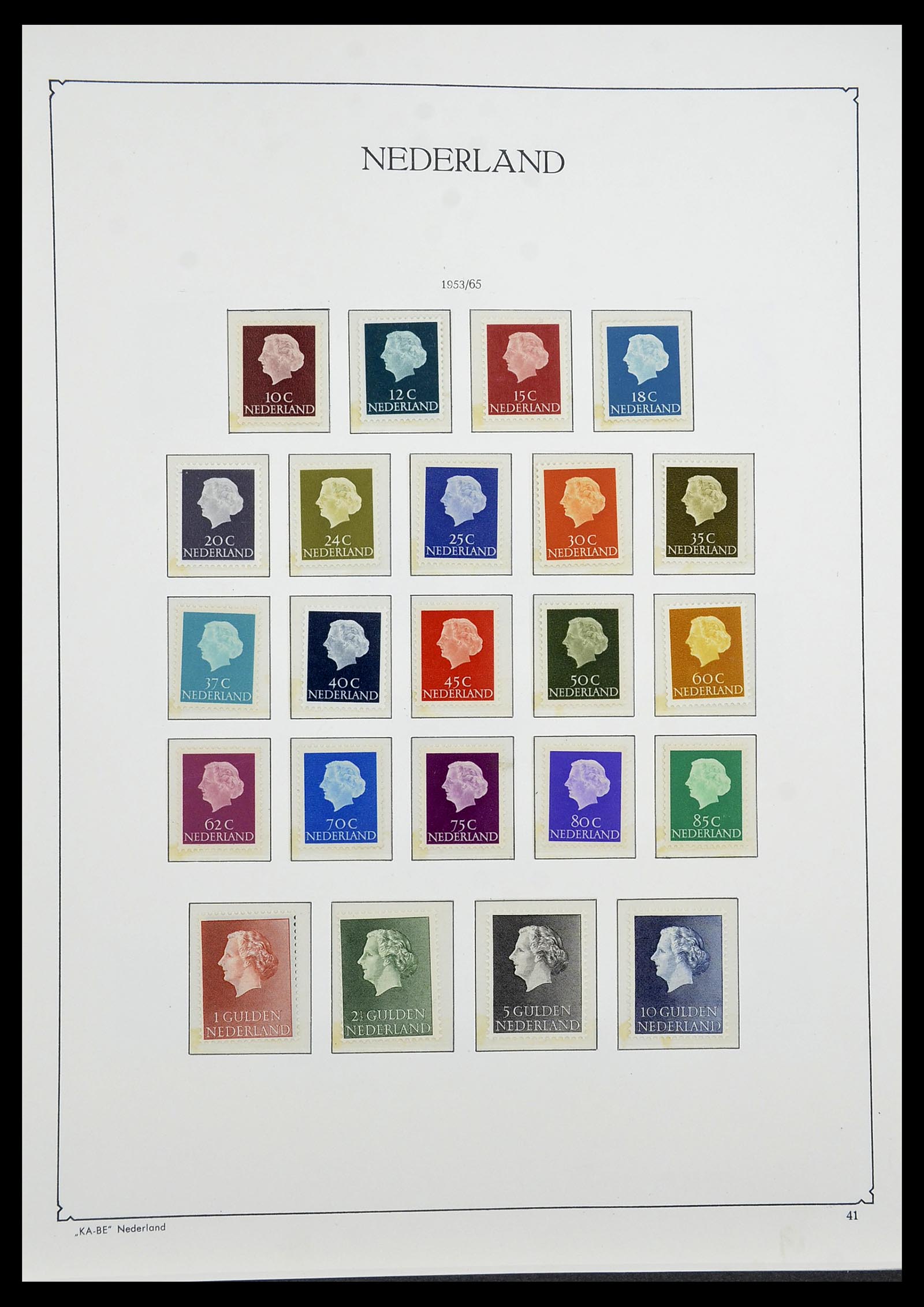 34590 038 - Postzegelverzameling 34590 Nederland 1900-1986.