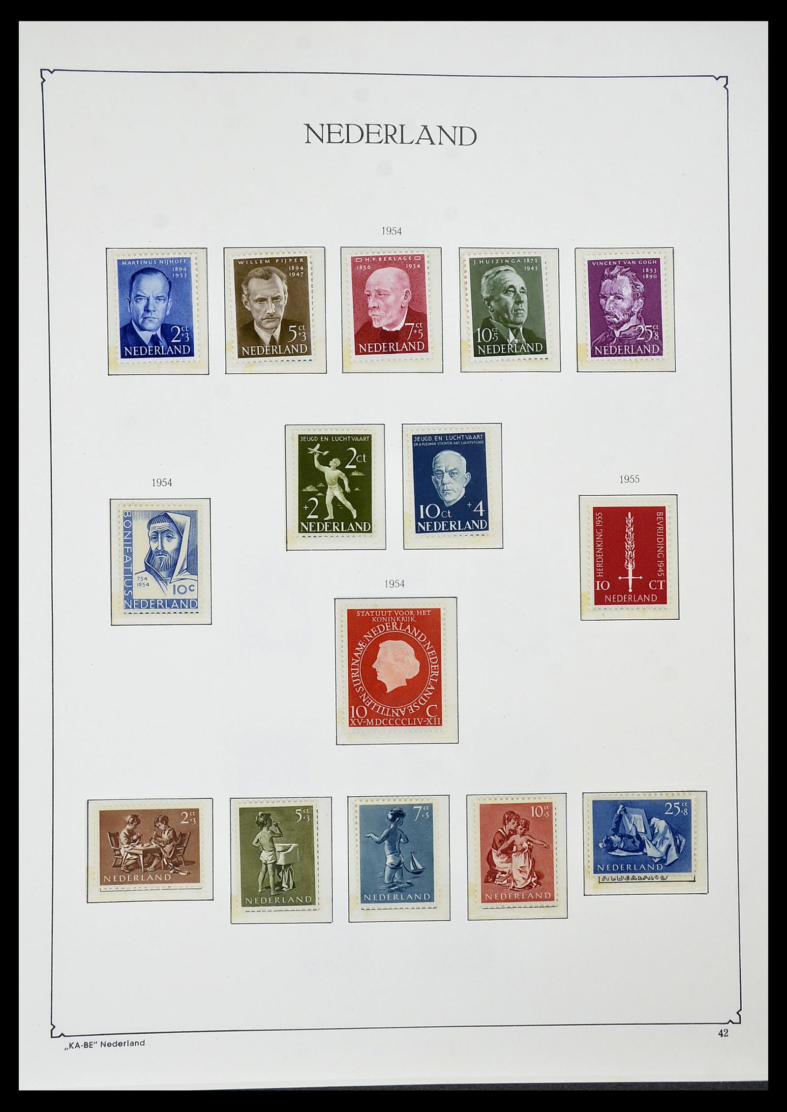 34590 039 - Postzegelverzameling 34590 Nederland 1900-1986.