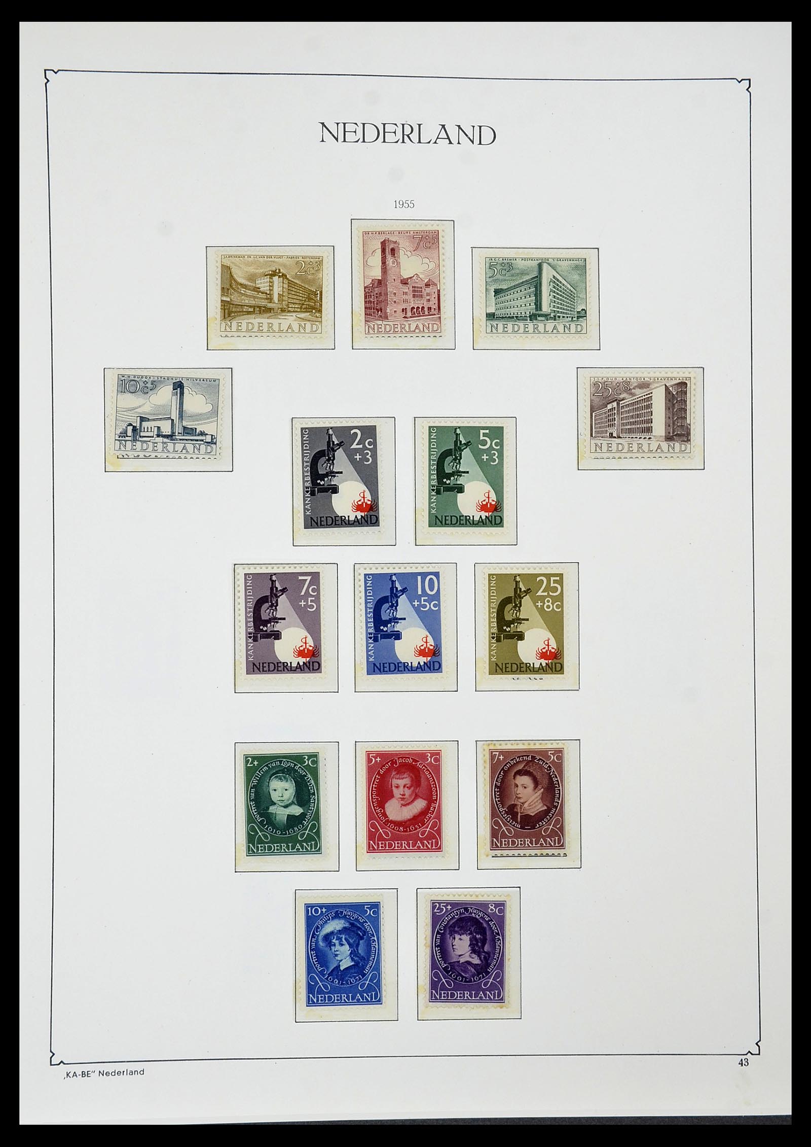 34590 040 - Postzegelverzameling 34590 Nederland 1900-1986.