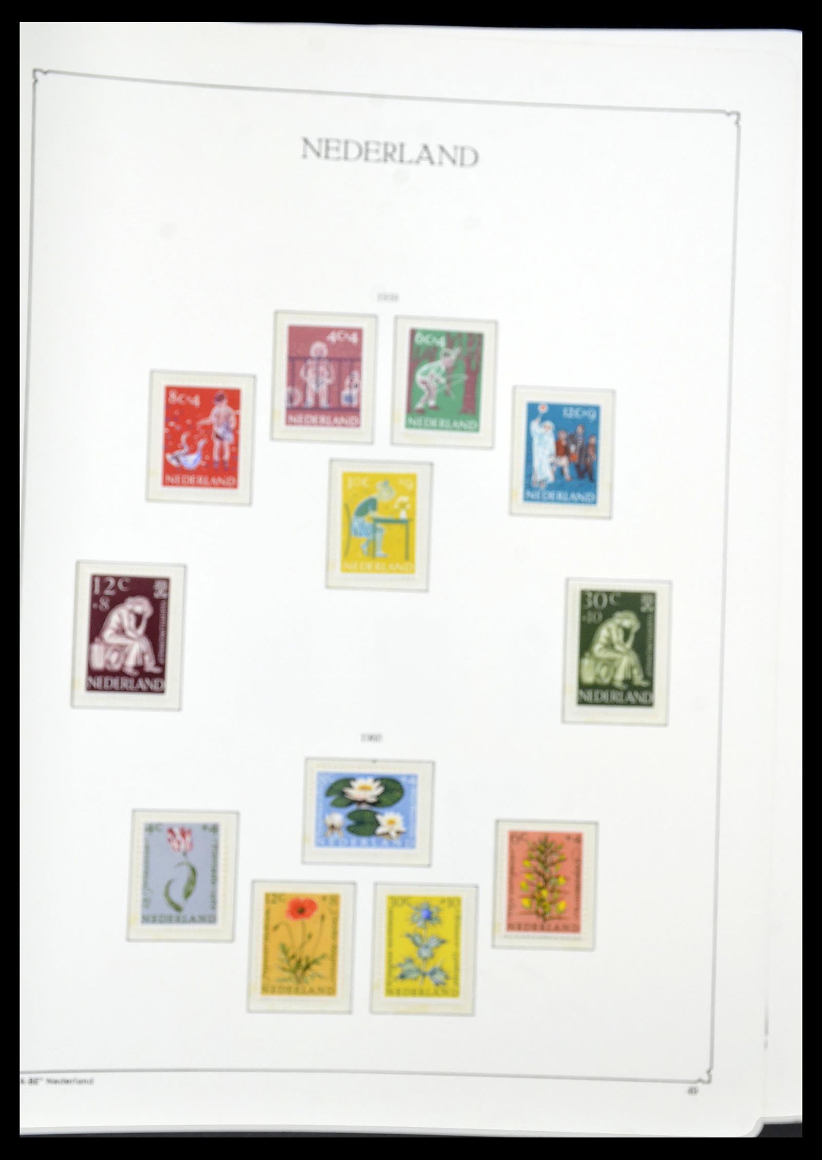34590 046 - Postzegelverzameling 34590 Nederland 1900-1986.