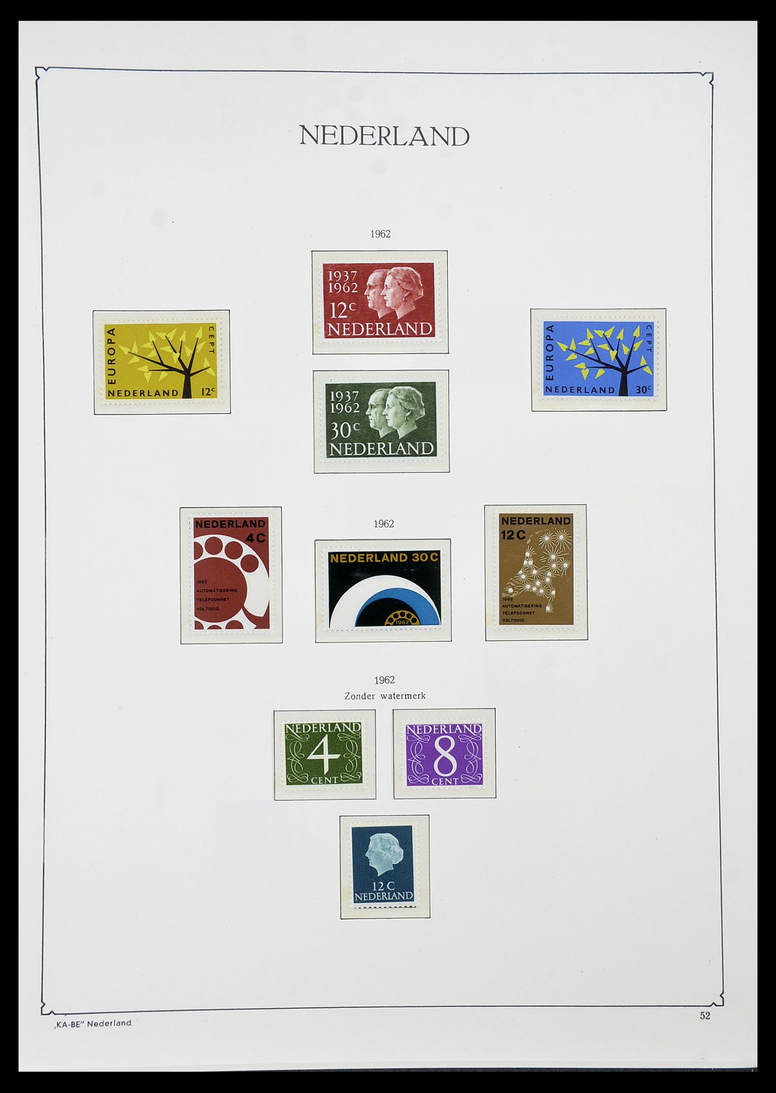 34590 049 - Postzegelverzameling 34590 Nederland 1900-1986.