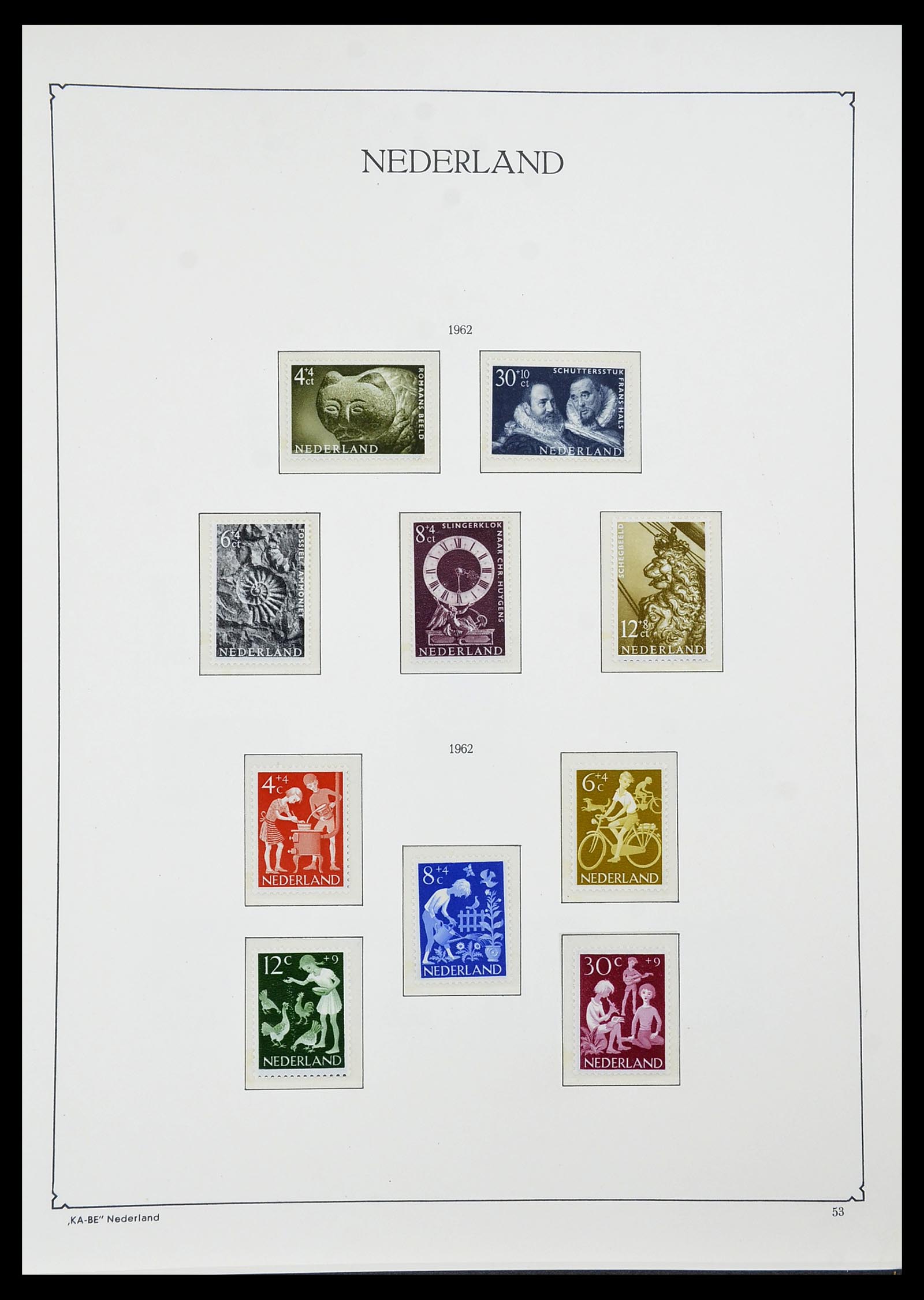 34590 050 - Postzegelverzameling 34590 Nederland 1900-1986.