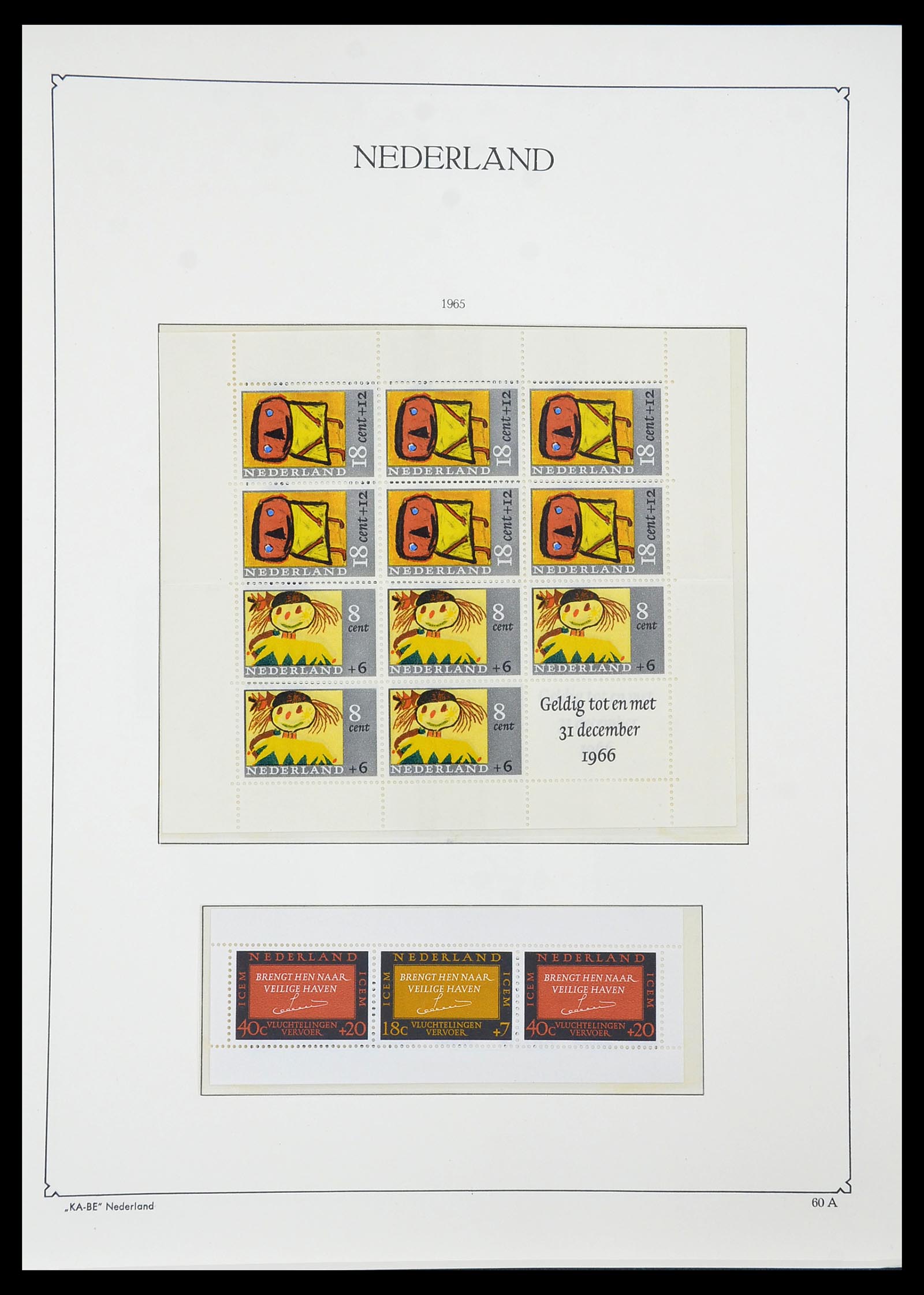 34590 058 - Postzegelverzameling 34590 Nederland 1900-1986.