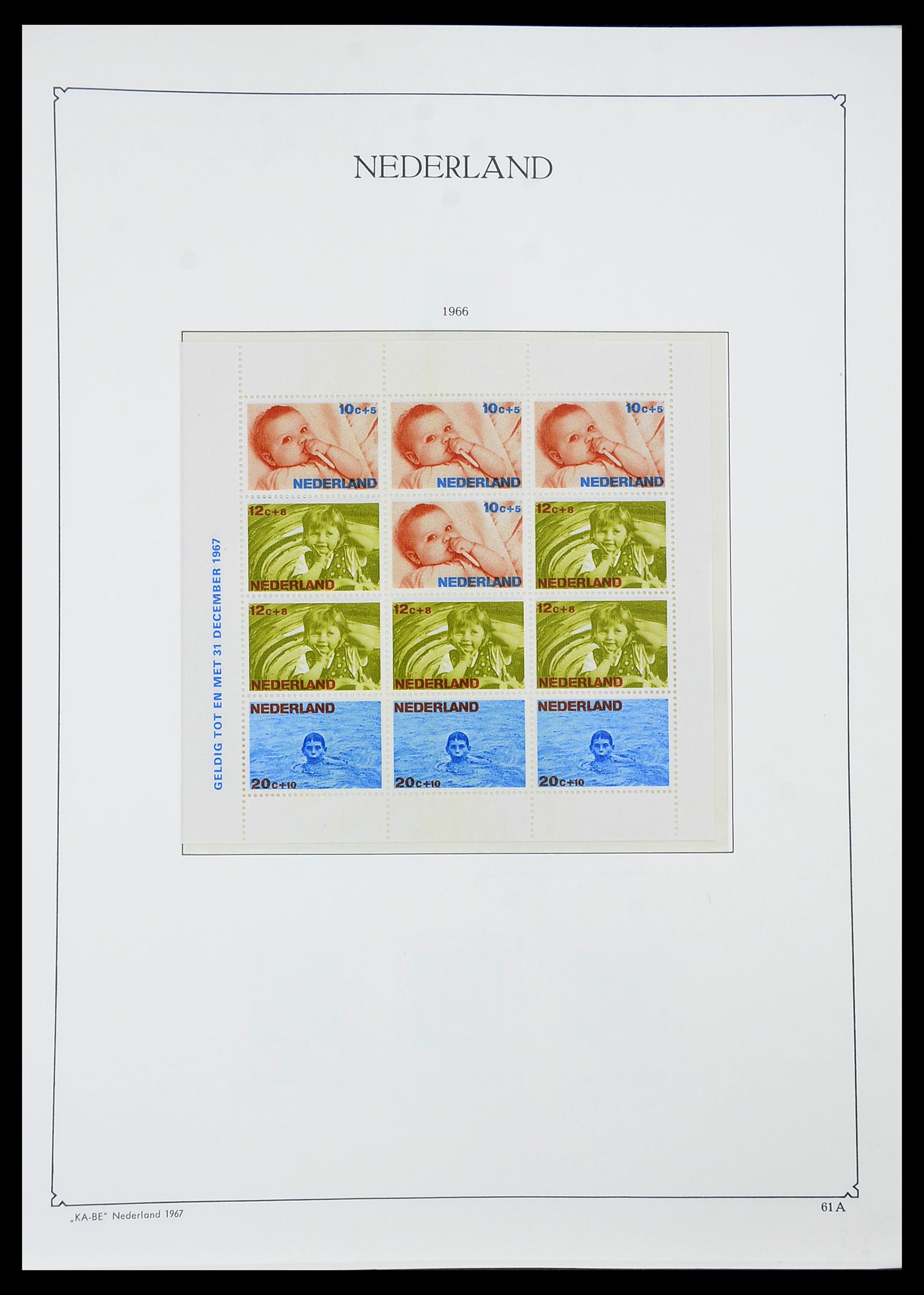 34590 060 - Postzegelverzameling 34590 Nederland 1900-1986.