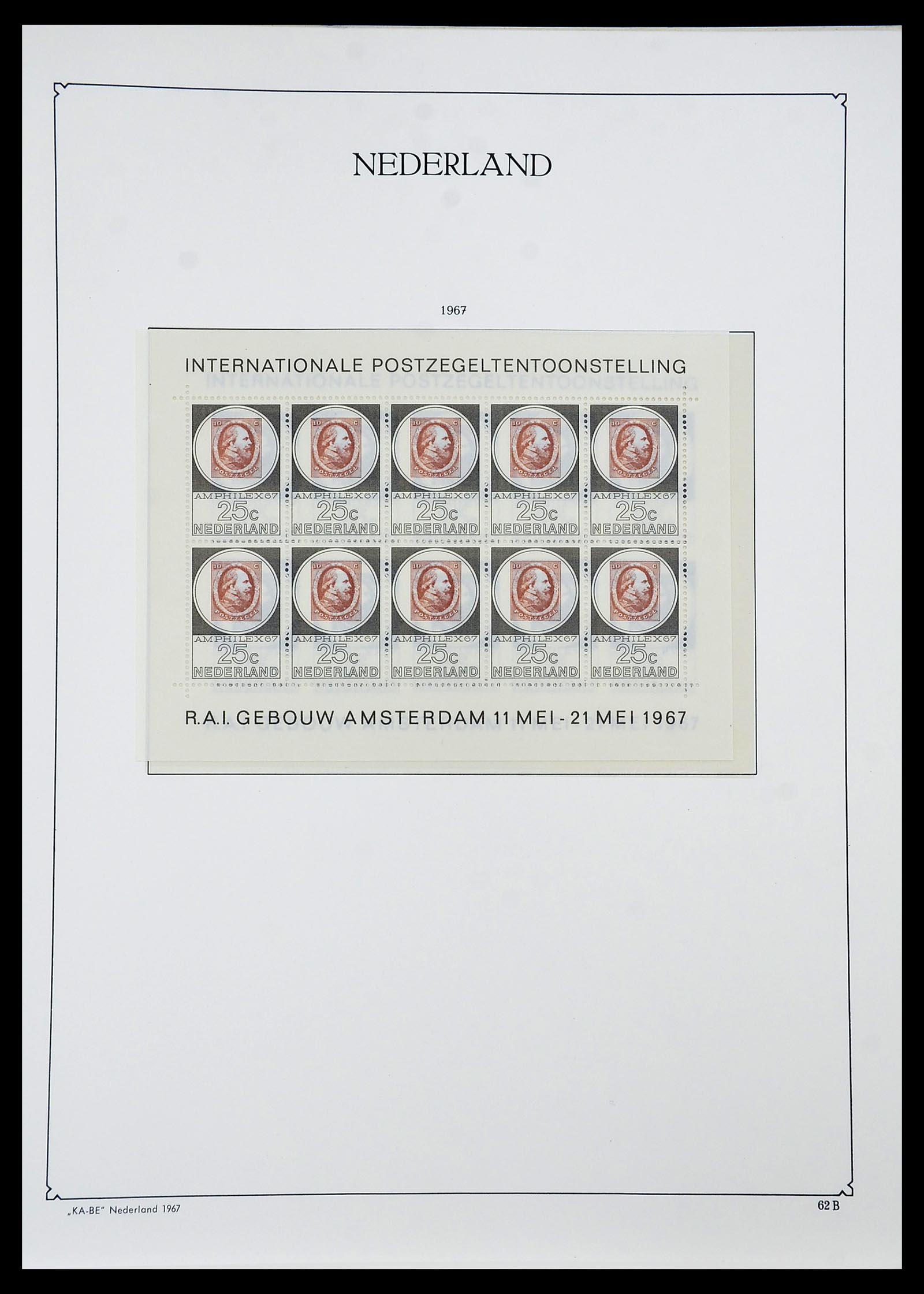 34590 063 - Postzegelverzameling 34590 Nederland 1900-1986.